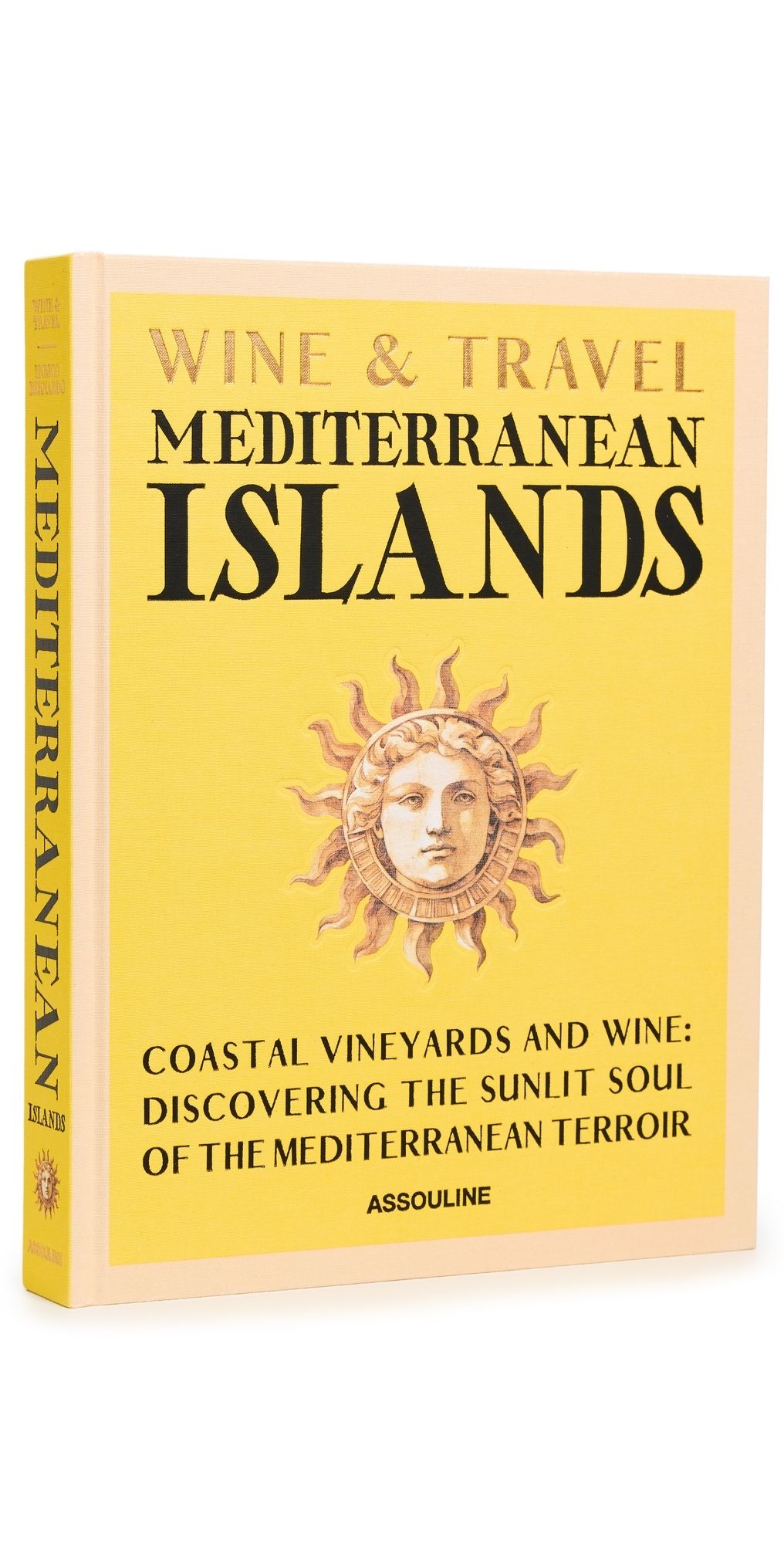 Assouline Wine and Travel Mediterranean Islands Book Yellow One Size