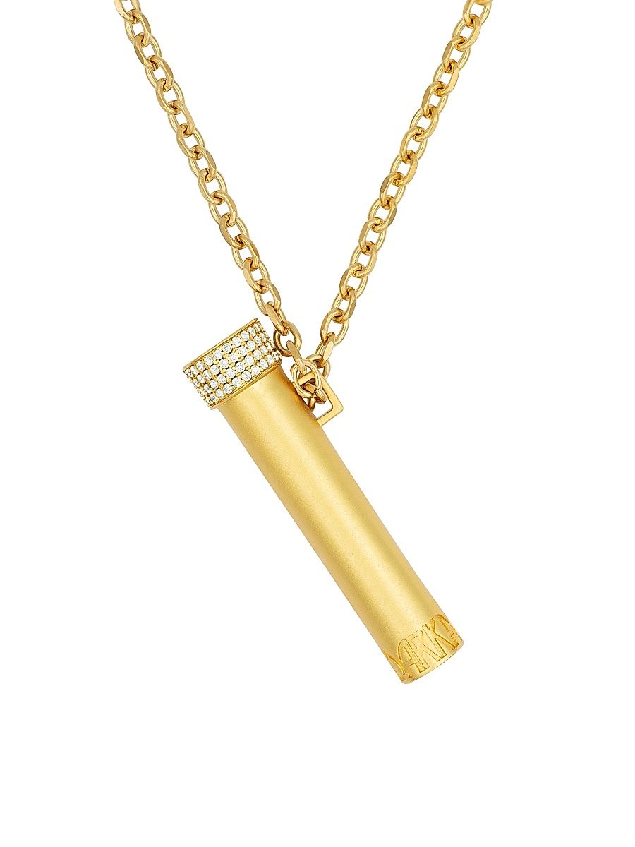 Women's Money Potion 18K-Gold-Plated & Cubic Zirconia Pendant Necklace - Yellow Gold