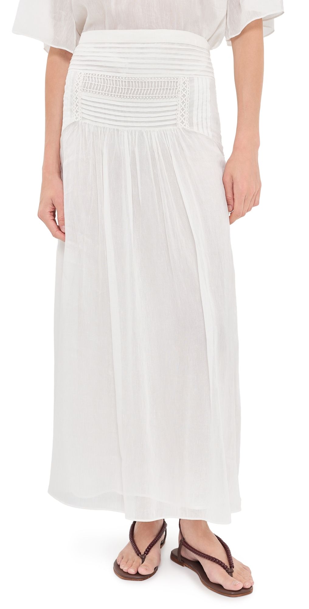 Isabel Marant Étoile Pylka Skirt White 40