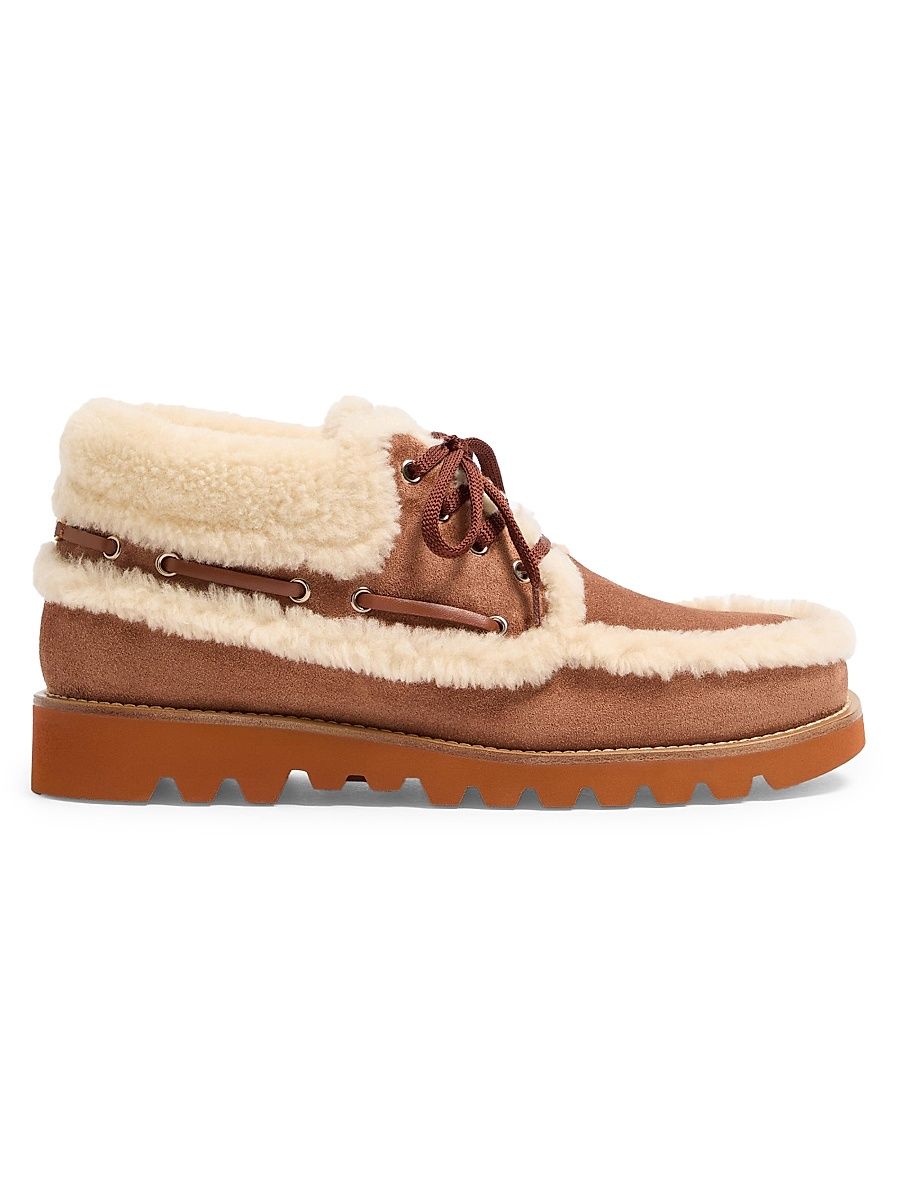 Men's Palm Avenue Ankle Boots in Crust Leather and Wool - Tobacco - Size 12