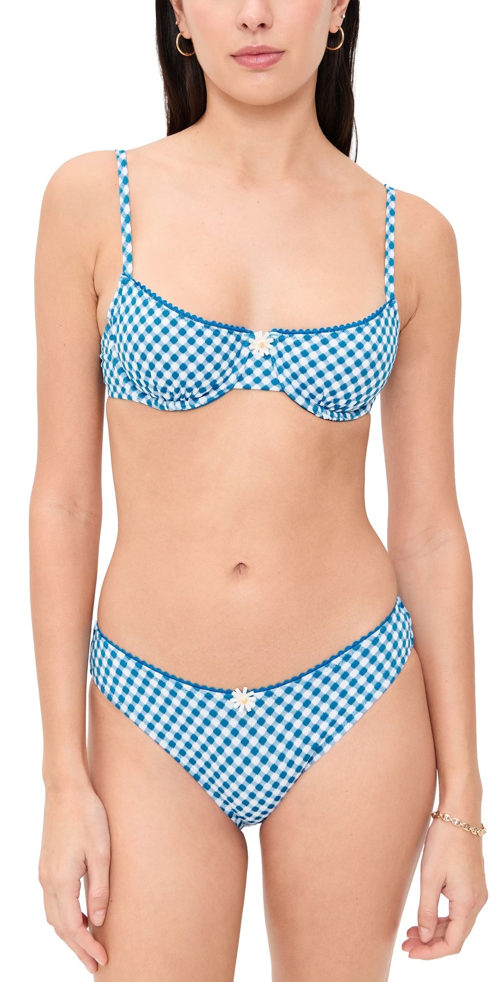 Solid & Striped The Daphne Bikini Top Cosmic Blue S