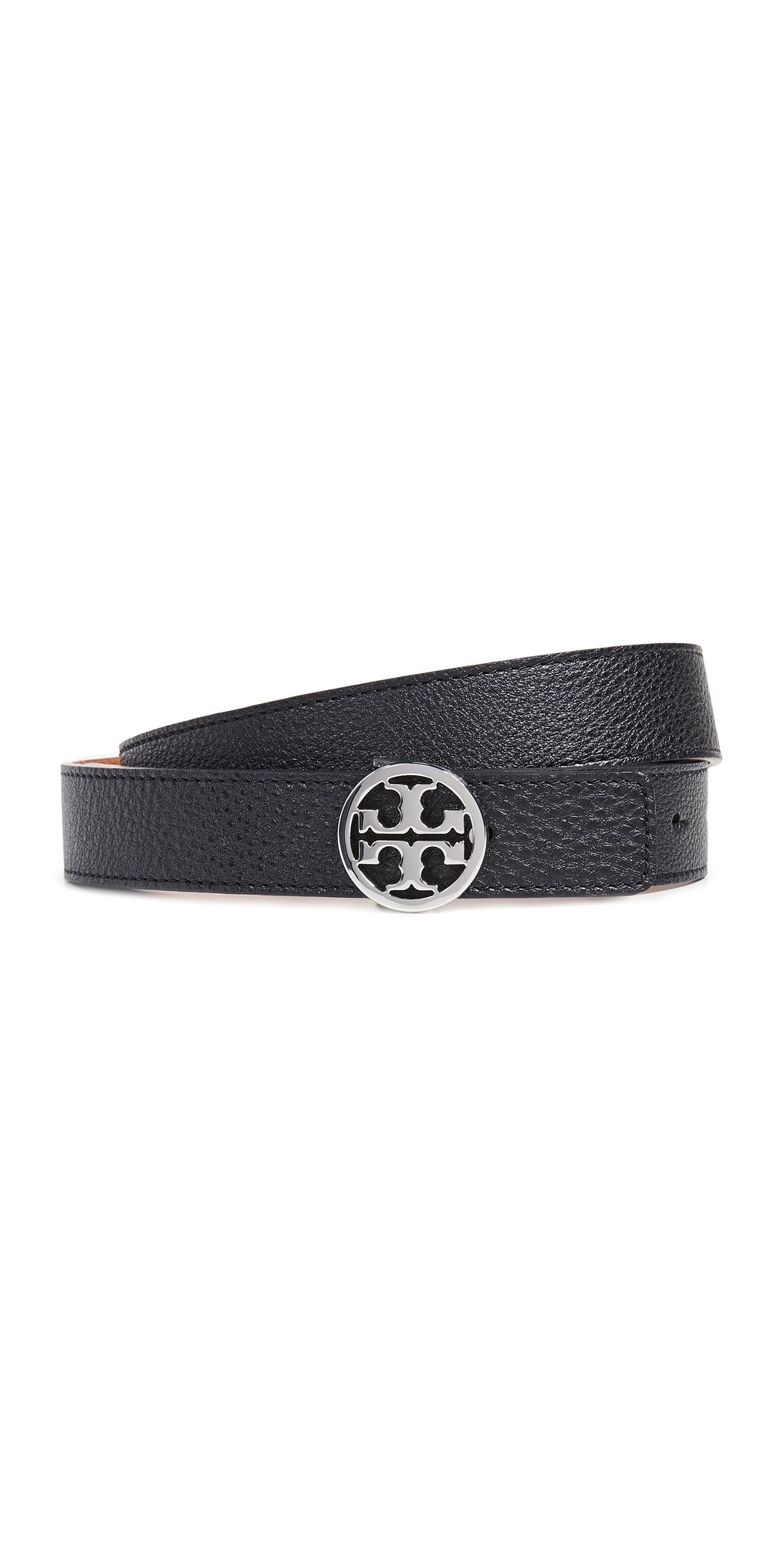 Tory Burch Miller Reversible Belt 1 Black/Gold L