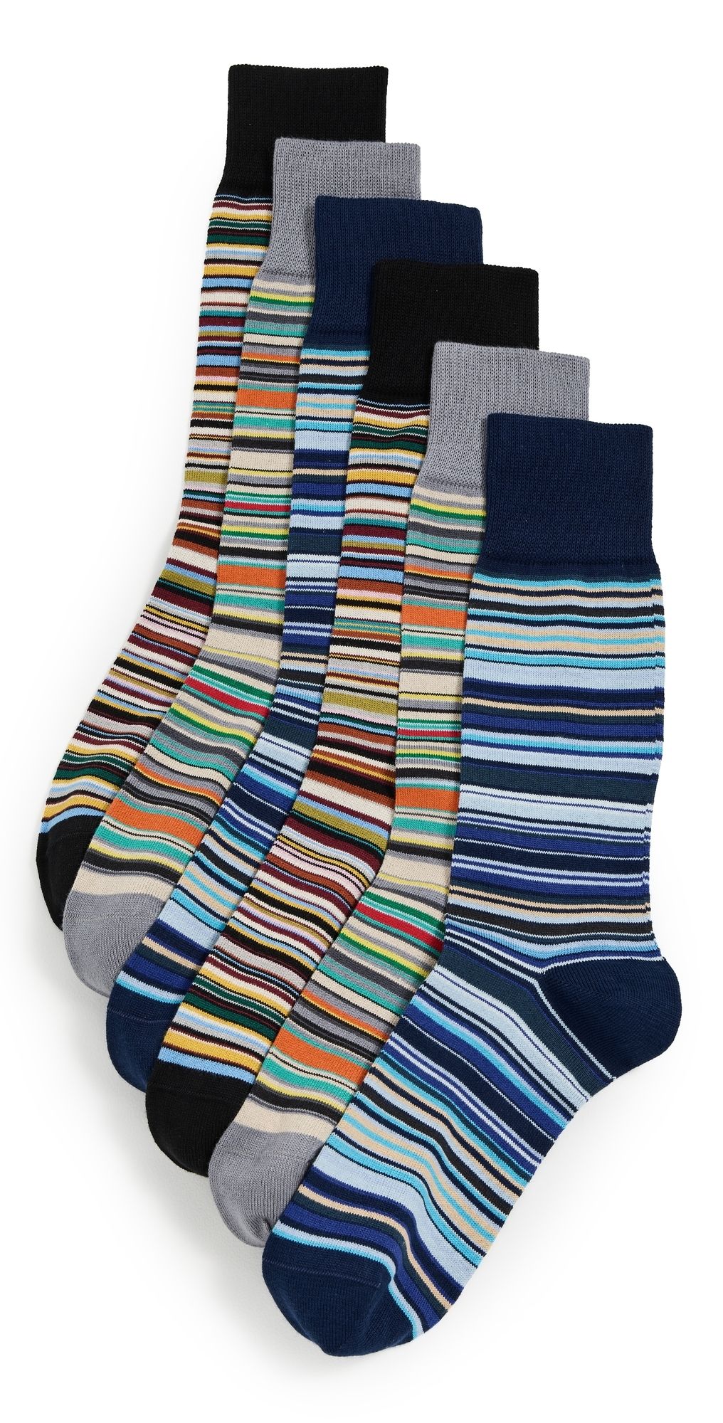 Paul Smith Signature Sock 6 Pack Multi One Size