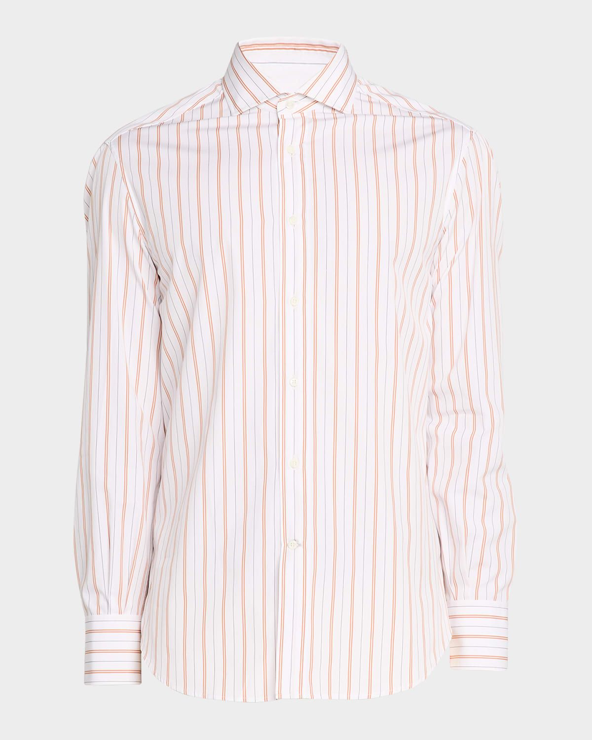 Men & apos;s Multi-Stripe Cotton Slim-Fit Button-Down Shirt