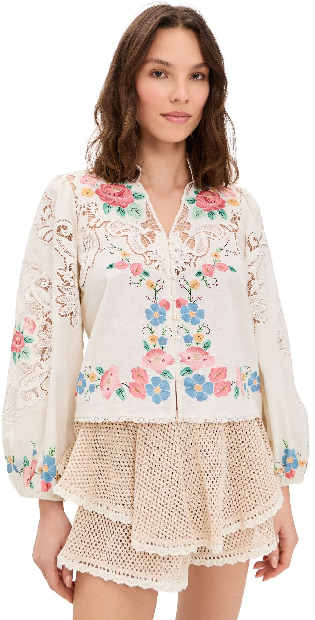 Sea Astrid Embroidery Blouse Multi M