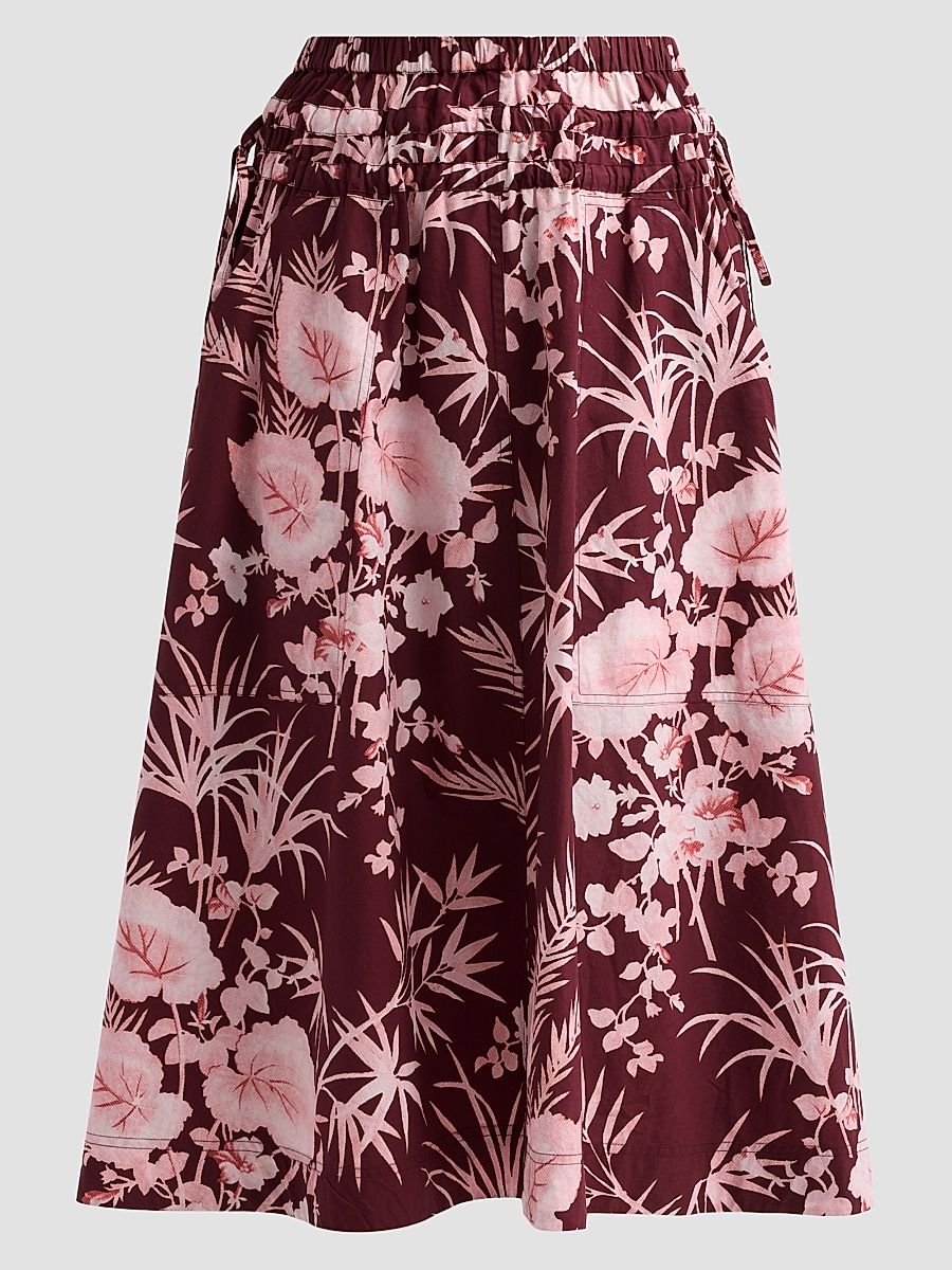 Women's Meret Printed Midi Skirt - Paradise Blush - Size XL