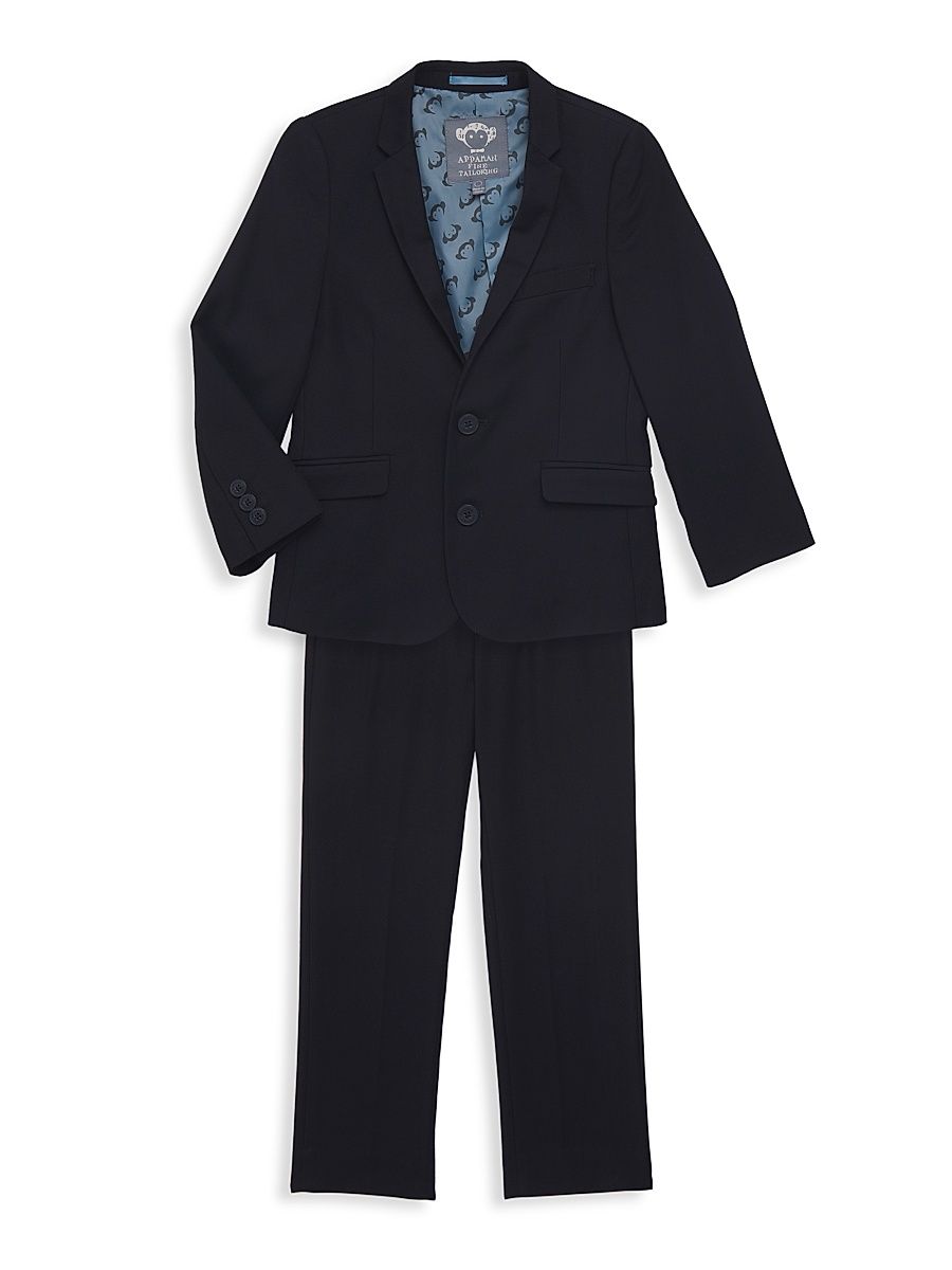 Little Boy's & Boy's Mod Suit - Navy Blue - Size 5