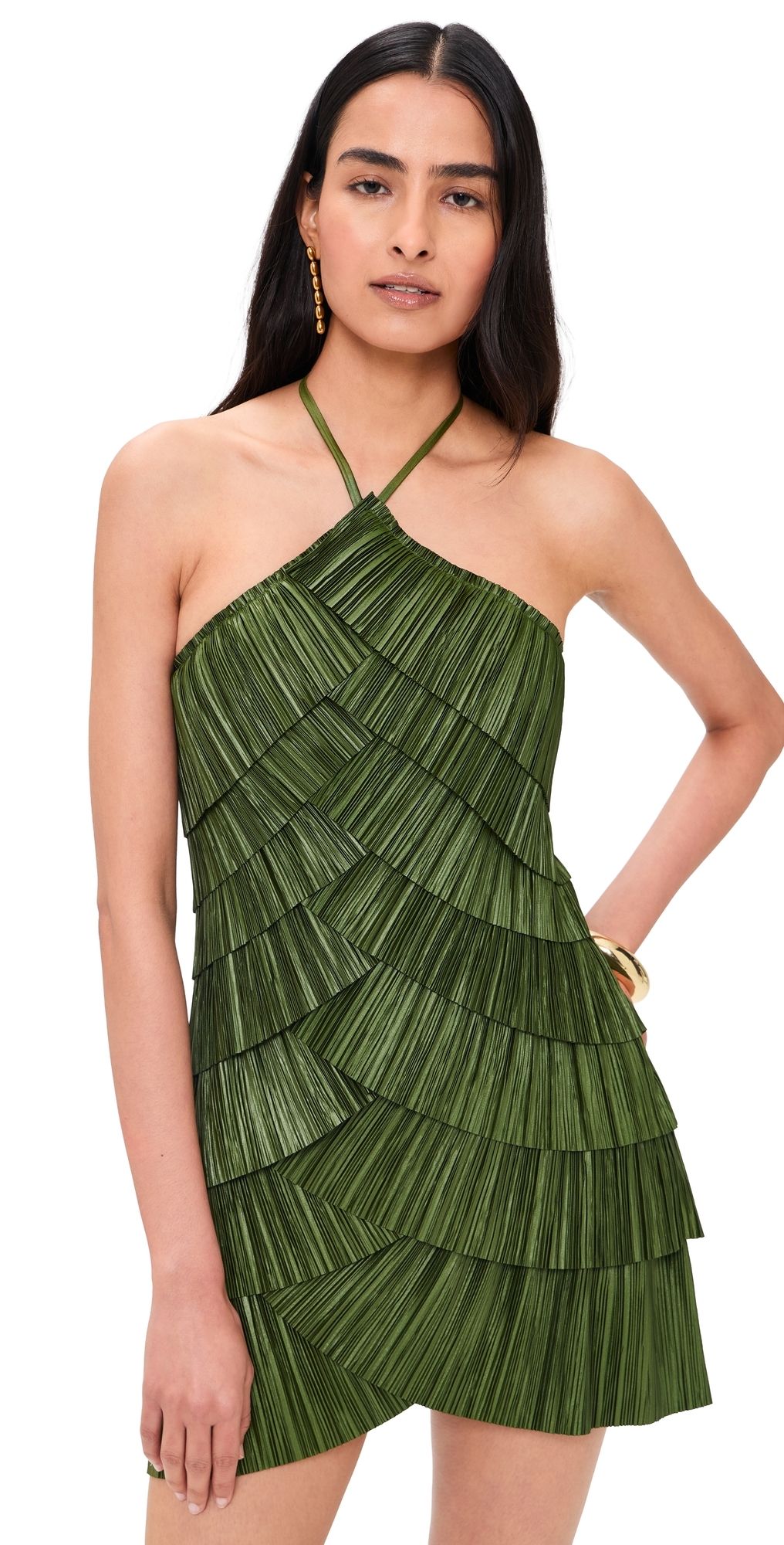 Cult Gaia Varsha Dress Deep Pasture 12