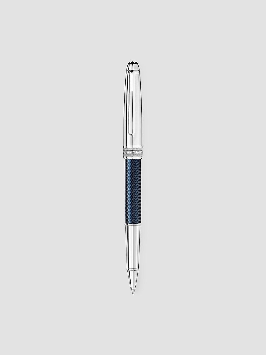 Montblanc Meisterstück Solitaire Doué Blue Hour Classique Rollerball Pen - Blue