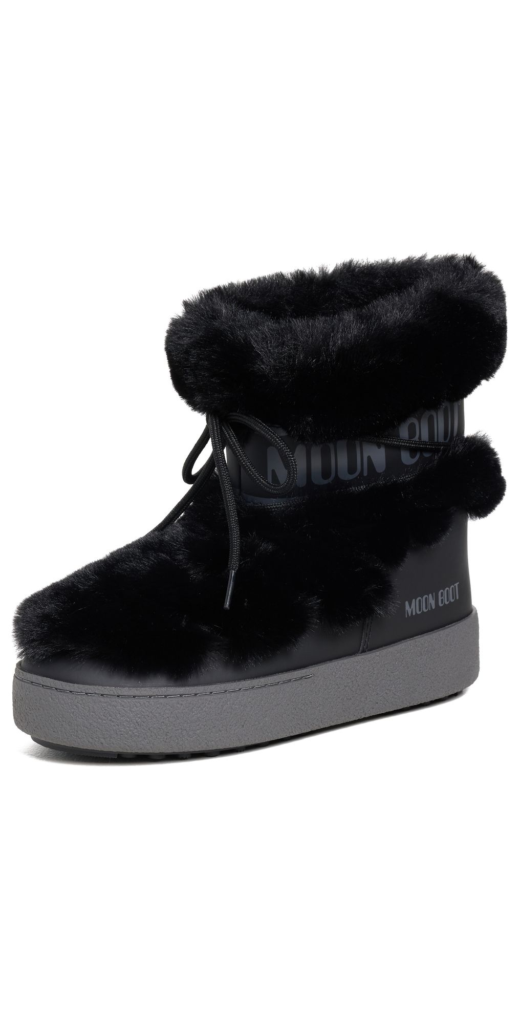 Moon Boot Track Faux Fur Boots Black 42