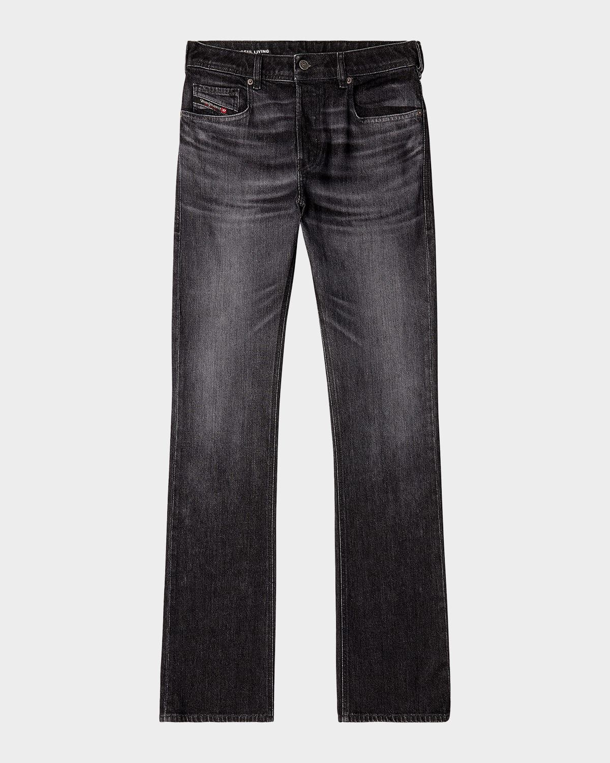Men & apos;s D-2007 Straight-Leg Black Denim Jeans
