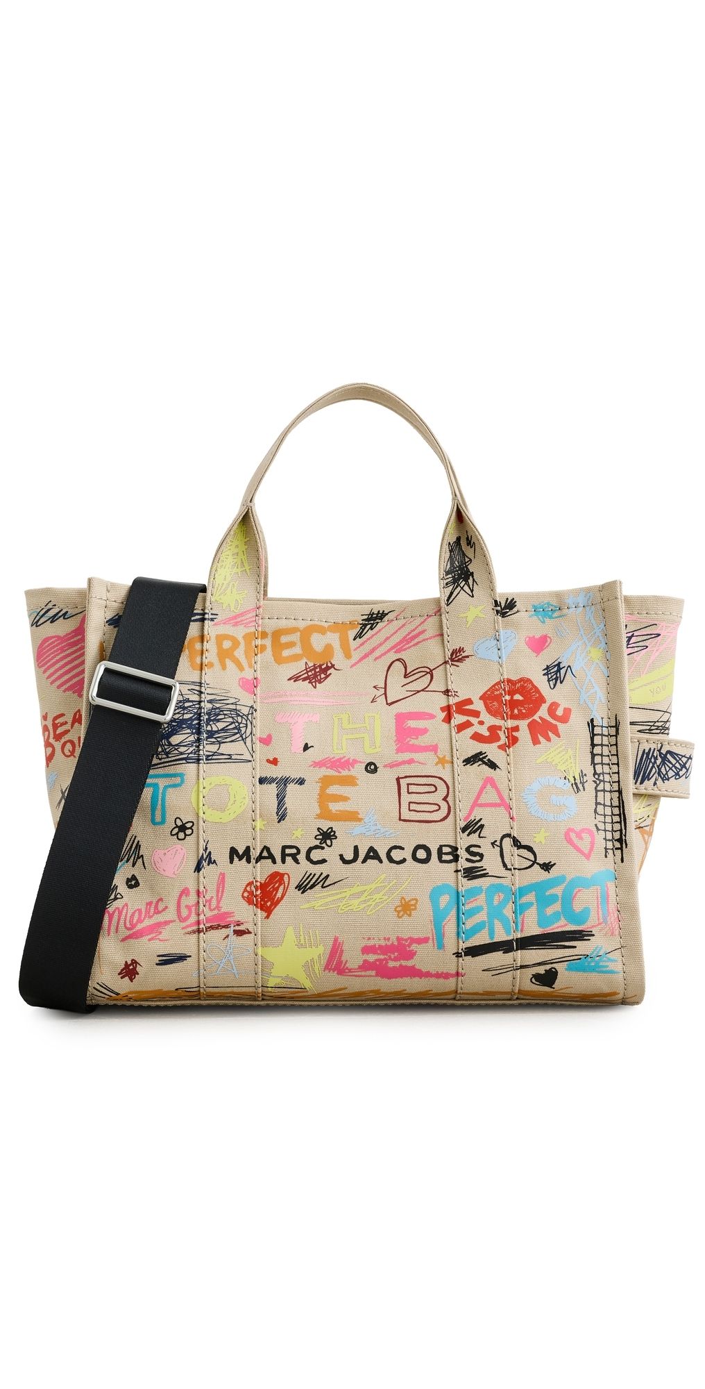 Marc Jacobs The Medium Tote Beige Multi One Size