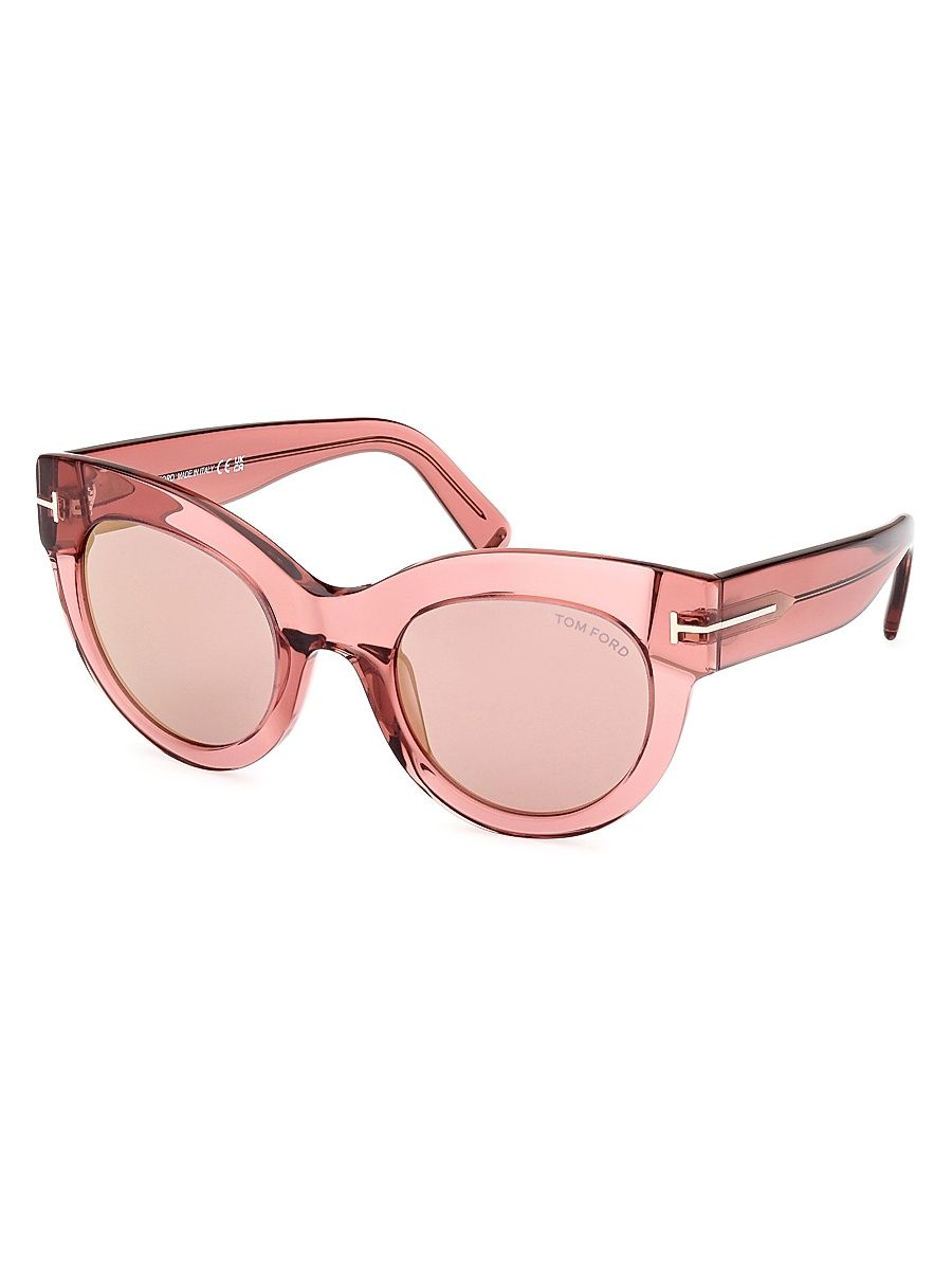 Women's 51MM Cat-Eye Sunglasses - Pink Violet