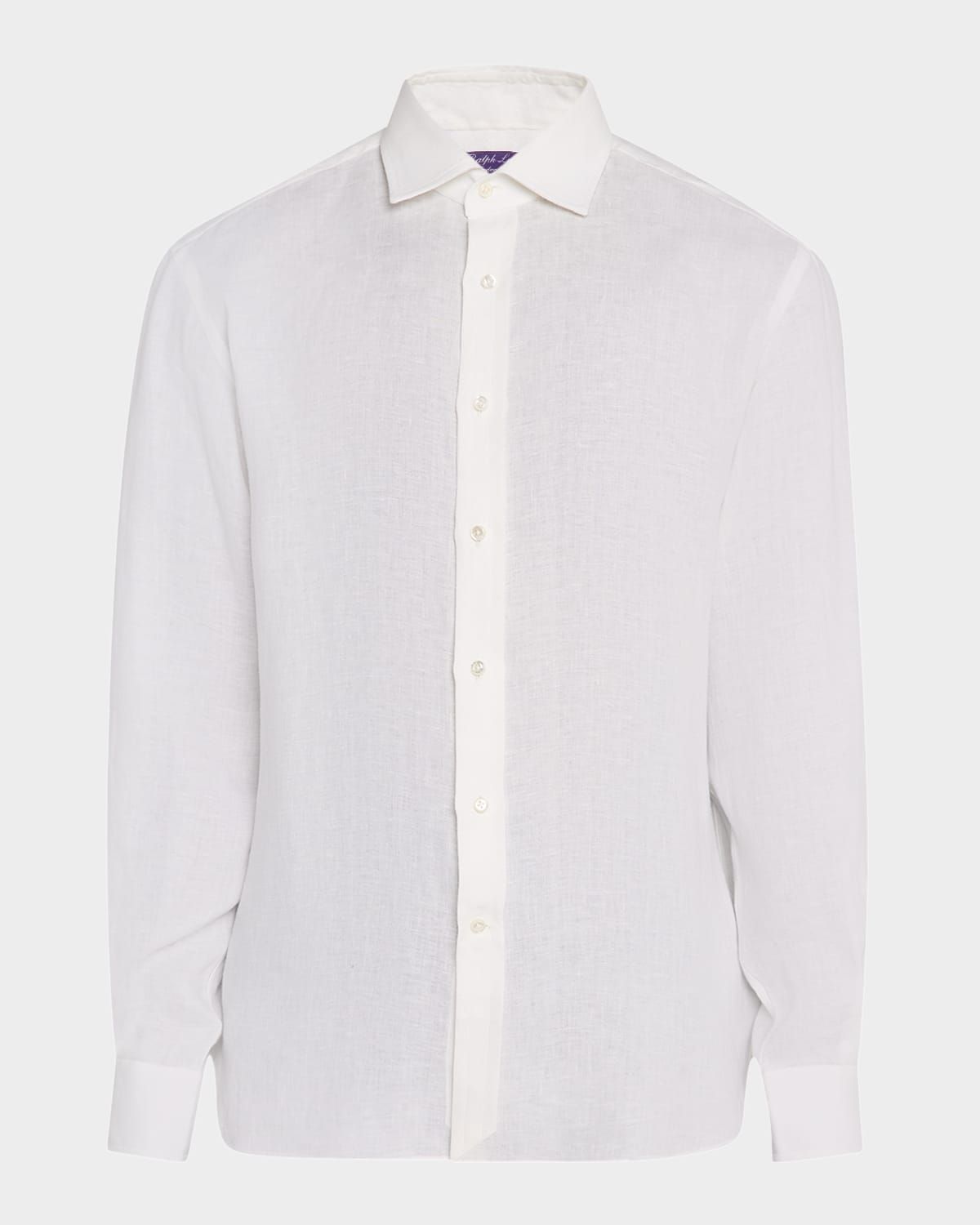 x Neiman Marcus Men & apos;s Textured Linen Sport Shirt