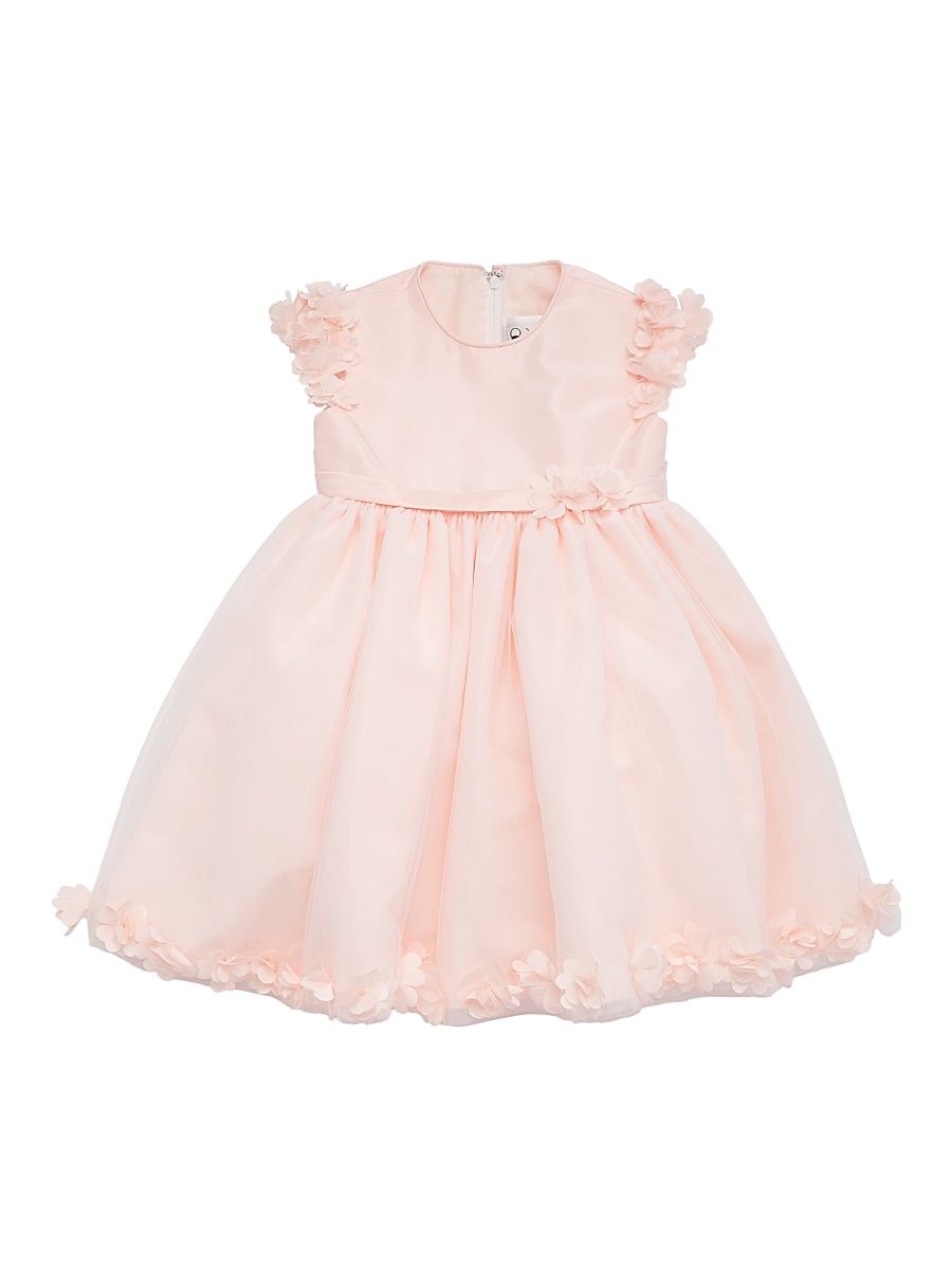 Baby Girl's Taffeta Tulle & Lace Dress - Petal - Size 12 Months