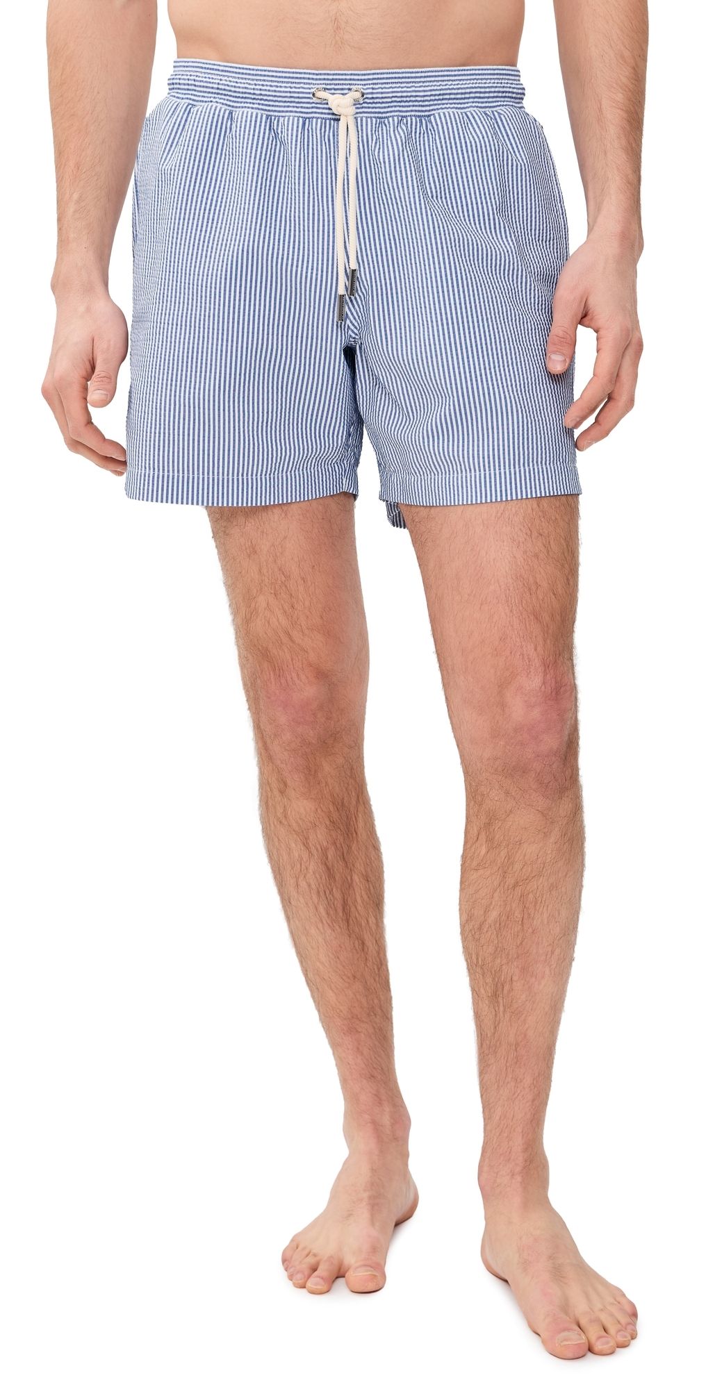 Orlebar Brown Seersucker Stripe Boxers III Nova Blue 31