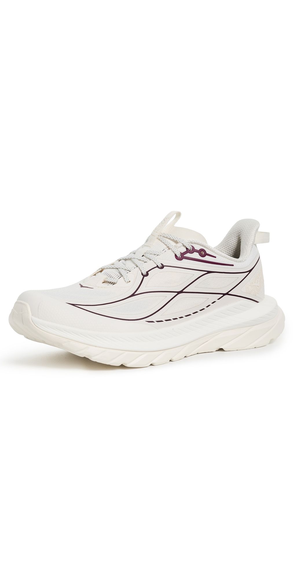 HOKA Mach Remastered Sneakers Alabaster/Cherry Syrup 9.5