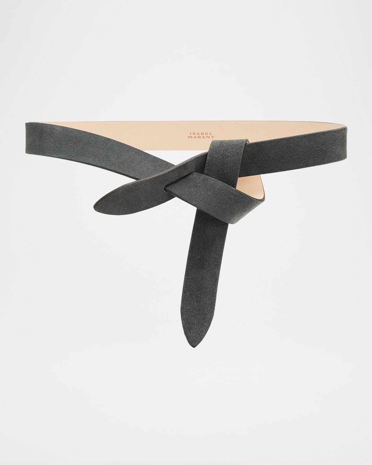 Lecce Tie-Up Suede Belt