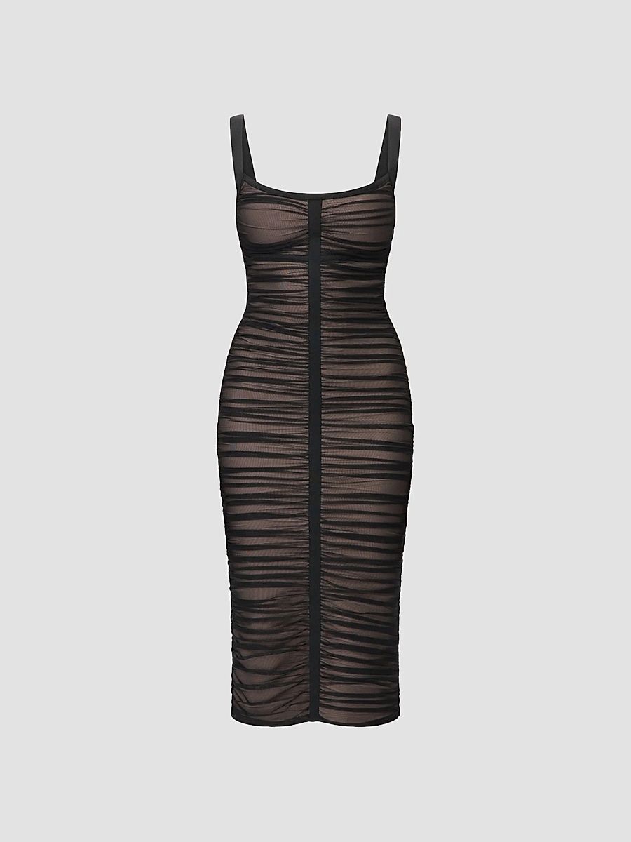 Women's The Gloria Bandage Midi Dress - Black - Size XS