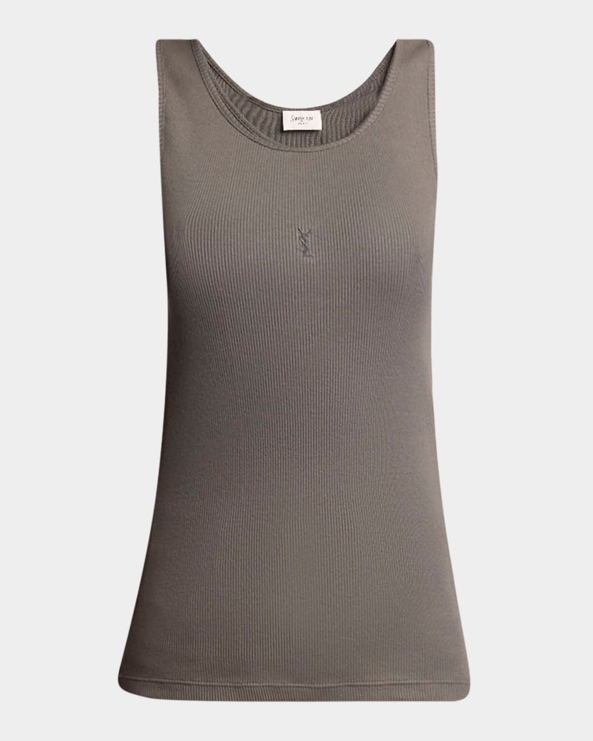 YSL Embroidered Tank Top