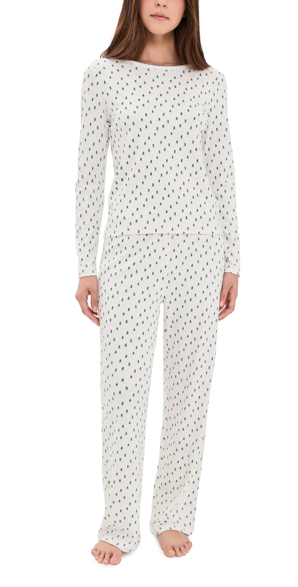Cozyland by Morgan Lane Ellie Pajama Set Ski Land L
