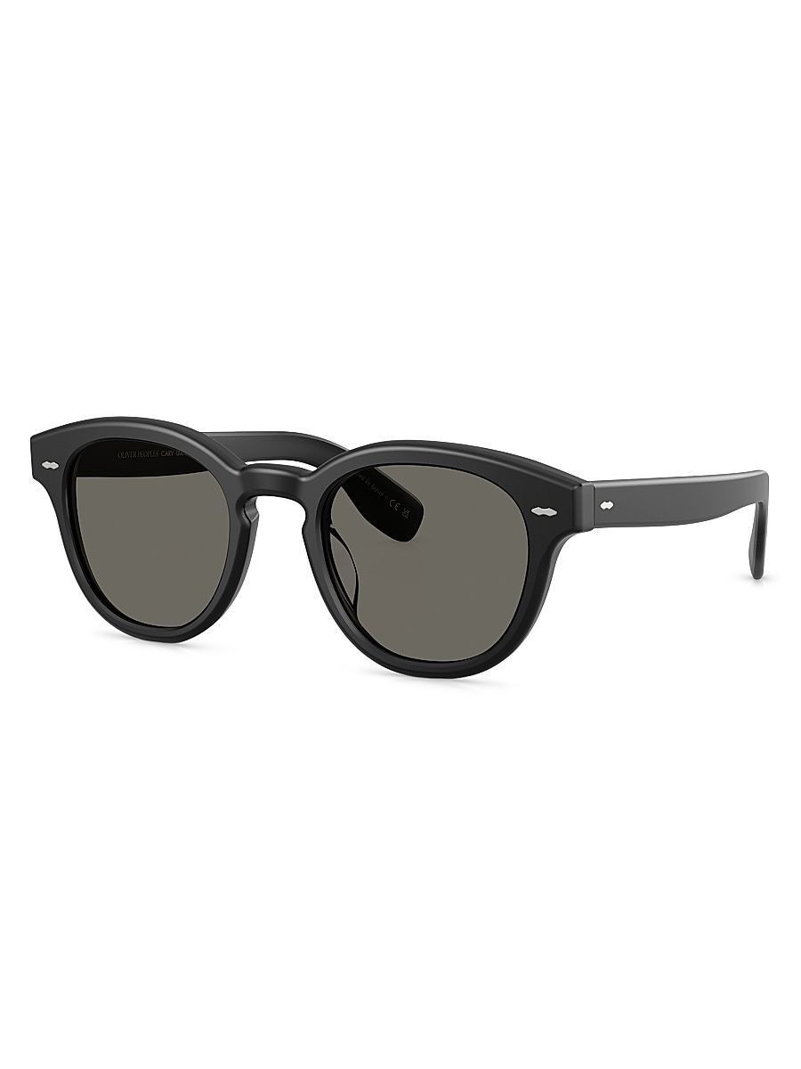 Men's Cary Grant 50MM Phantos Pillow Sunglasses - Matte Black