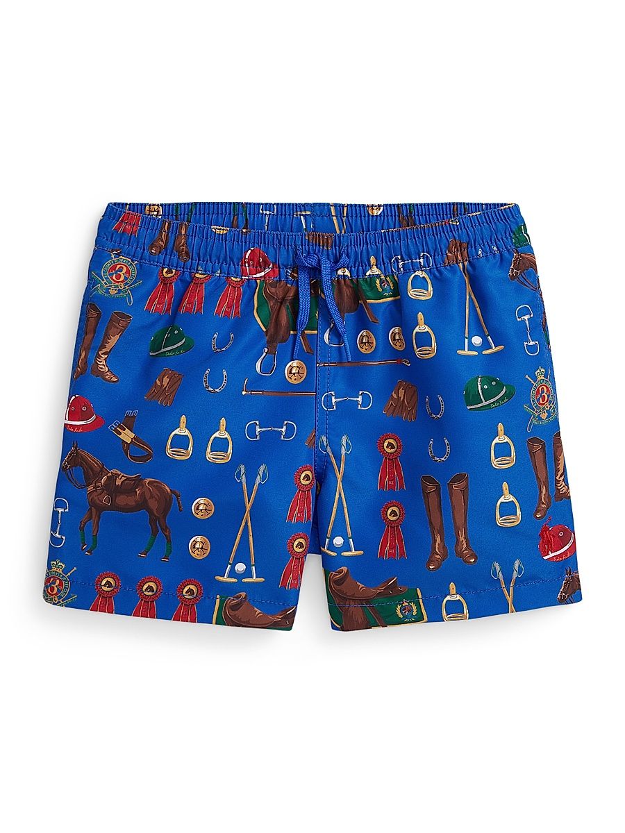 Little Boy's & Boy's Equestrian Swim Trunks - Size 18