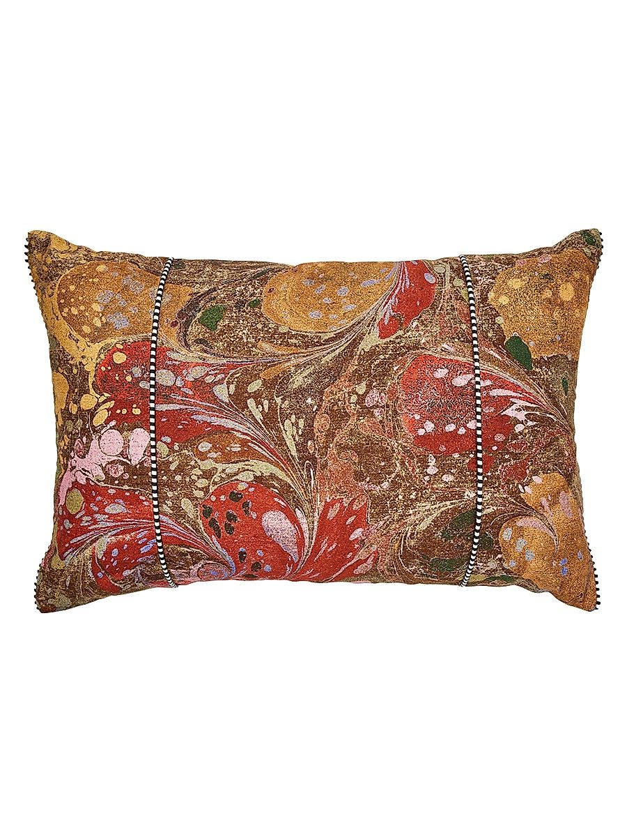 Marbleized Lumbar Pillow