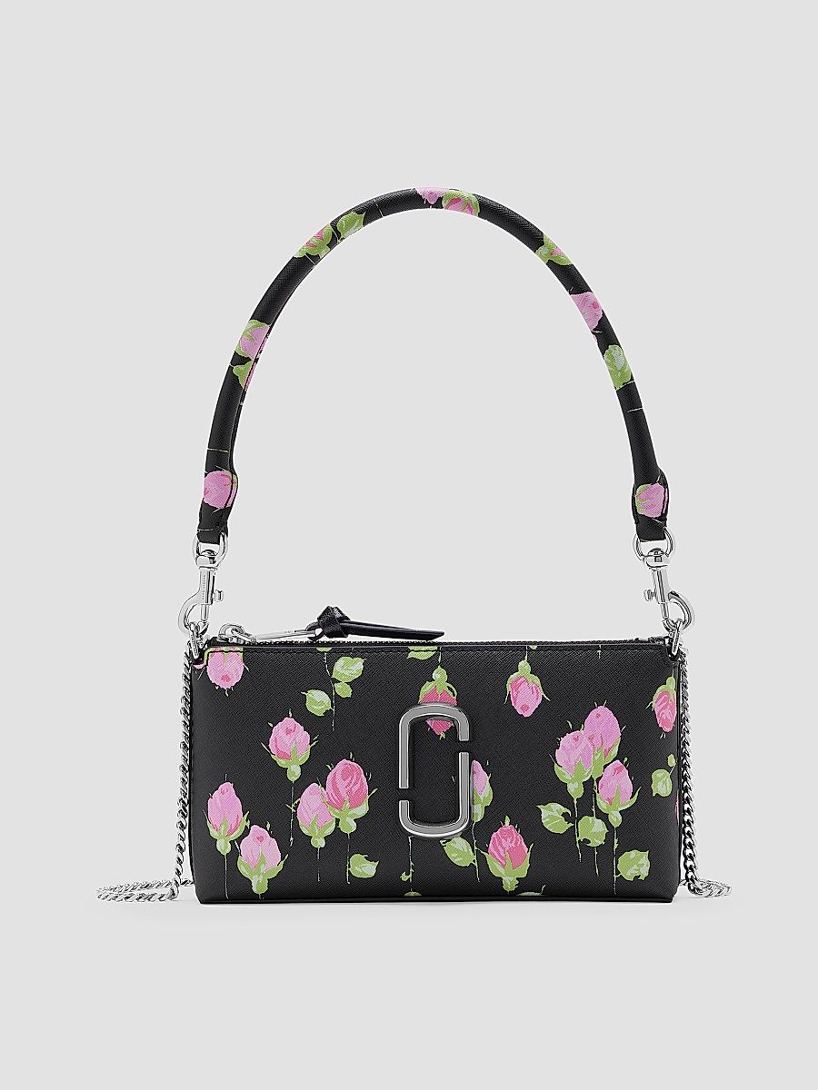 Women's The Pochette Snapshot Floral Convertible Shoulder Bag - Black Multi