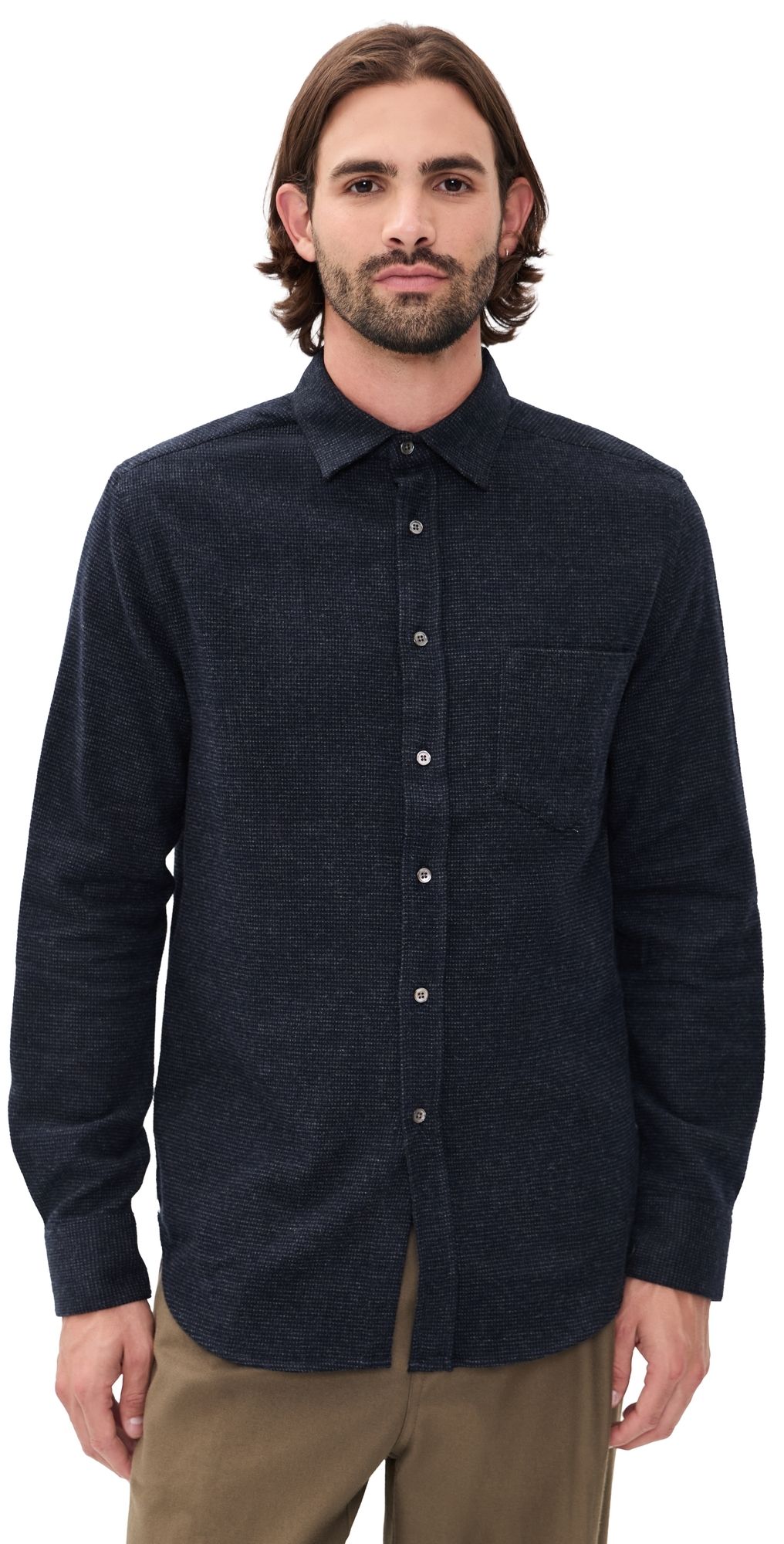 Portuguese Flannel Sounds Flannel Shirt Grey L