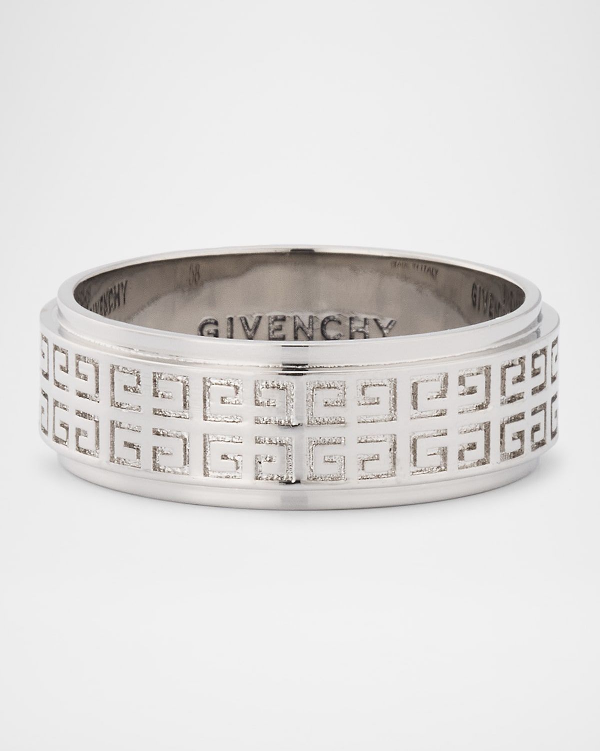 Men & apos;s Silvery 4G Allover Ring