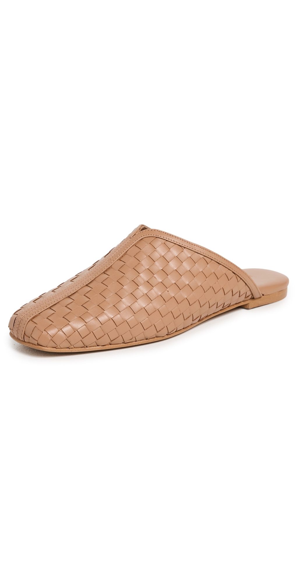 Freda Salvador Saanvi Flats Cognac Woven Calf 5