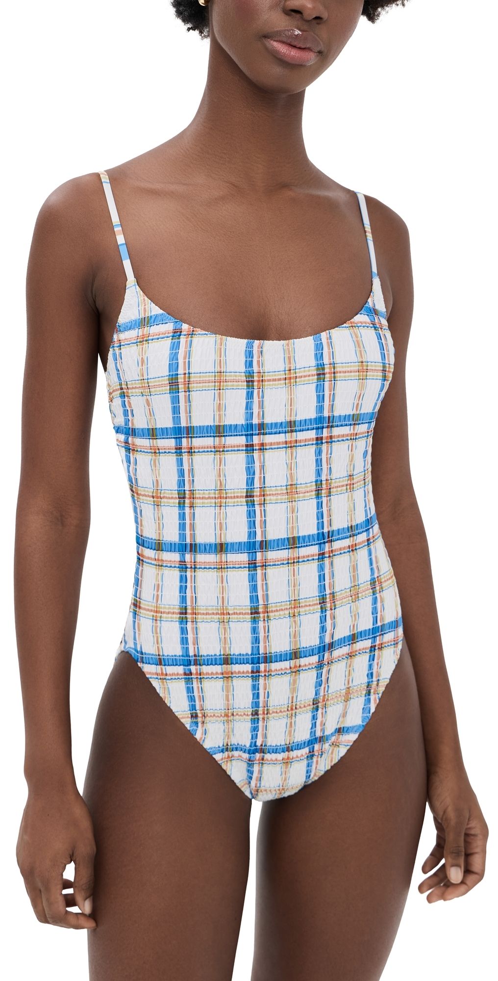 Polo Ralph Lauren Scoop Kennedy One Piece Madras L