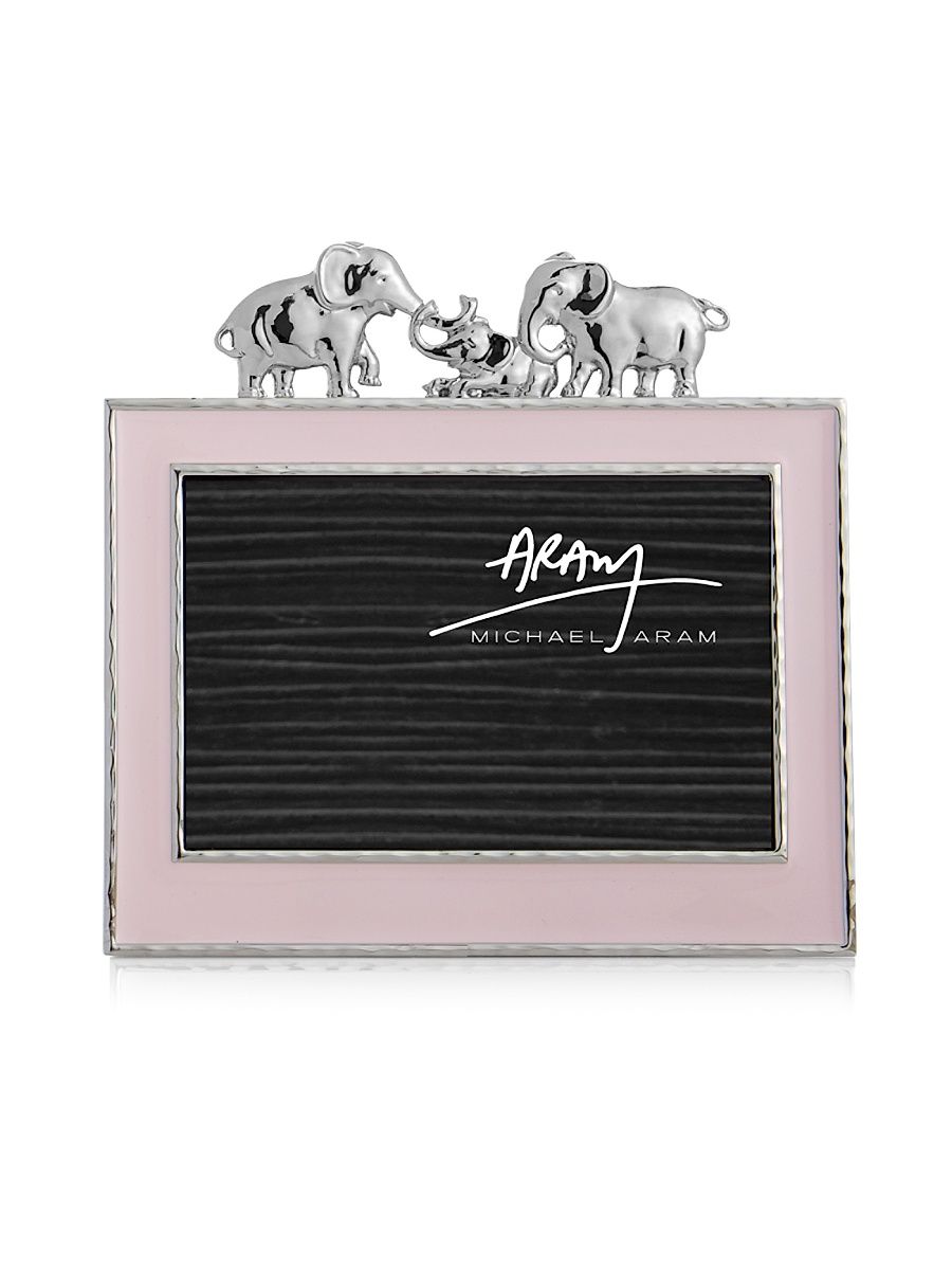 Animals Elephant Picture Frame - Pink - Size 5 x 7