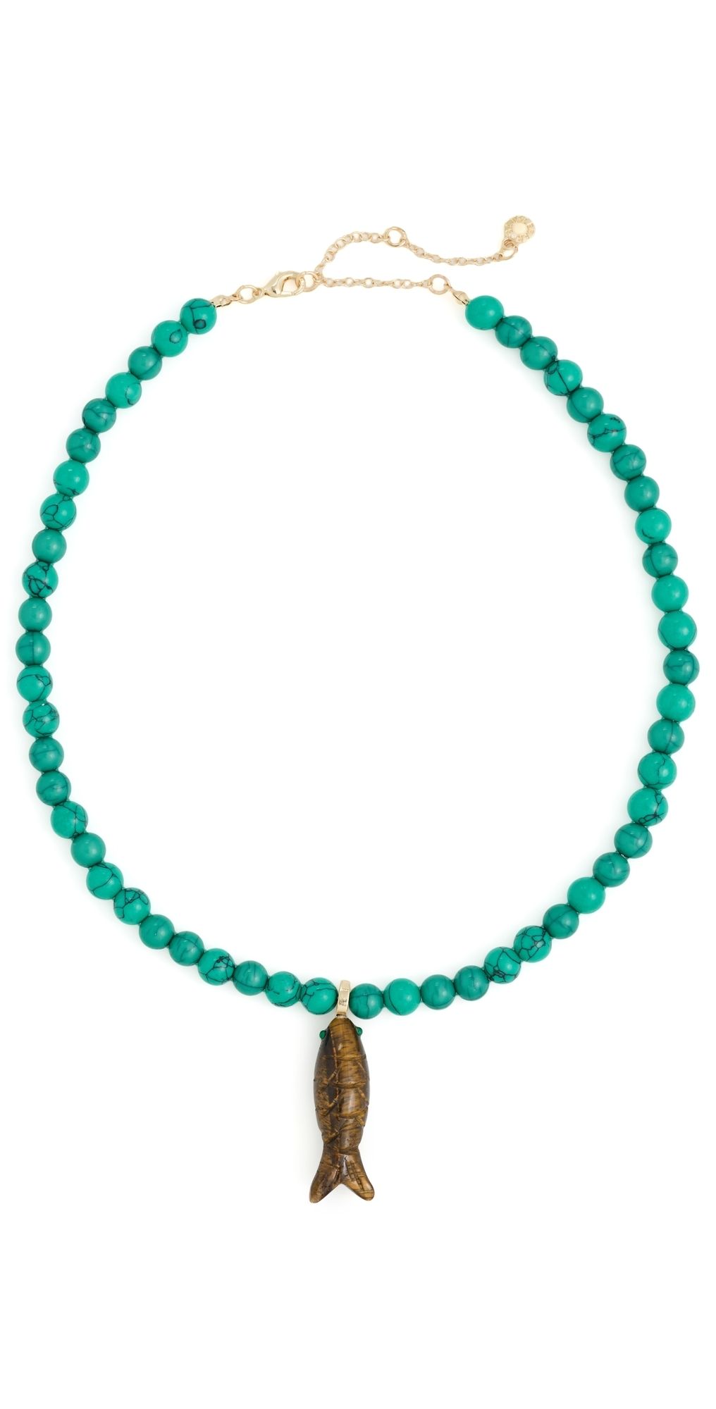 BaubleBar Fish Out of Water Necklace Turquoise One Size