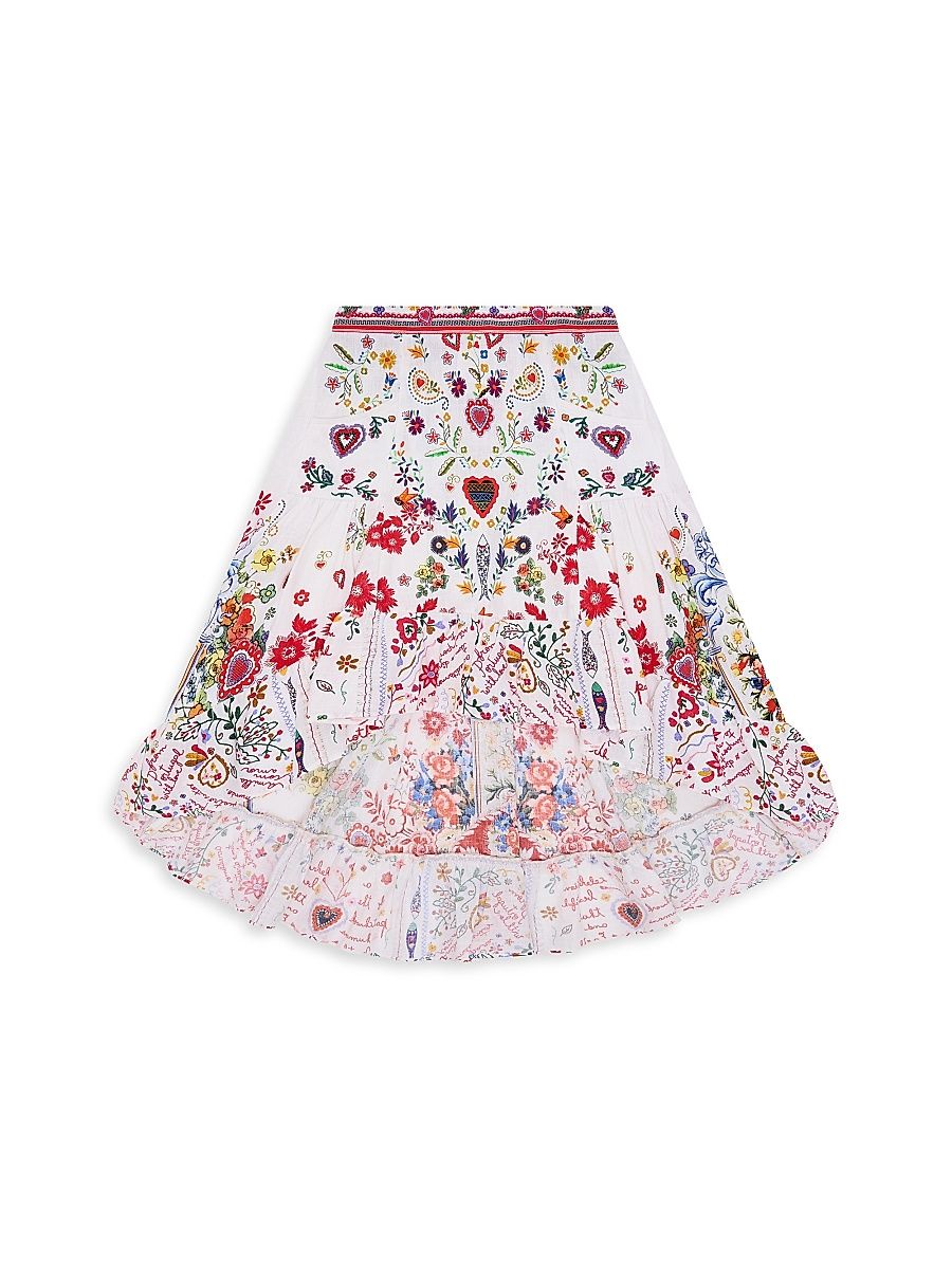 Little Girl's & Girl's Faith, Luck & Justice High-Low Skirt - Size 10