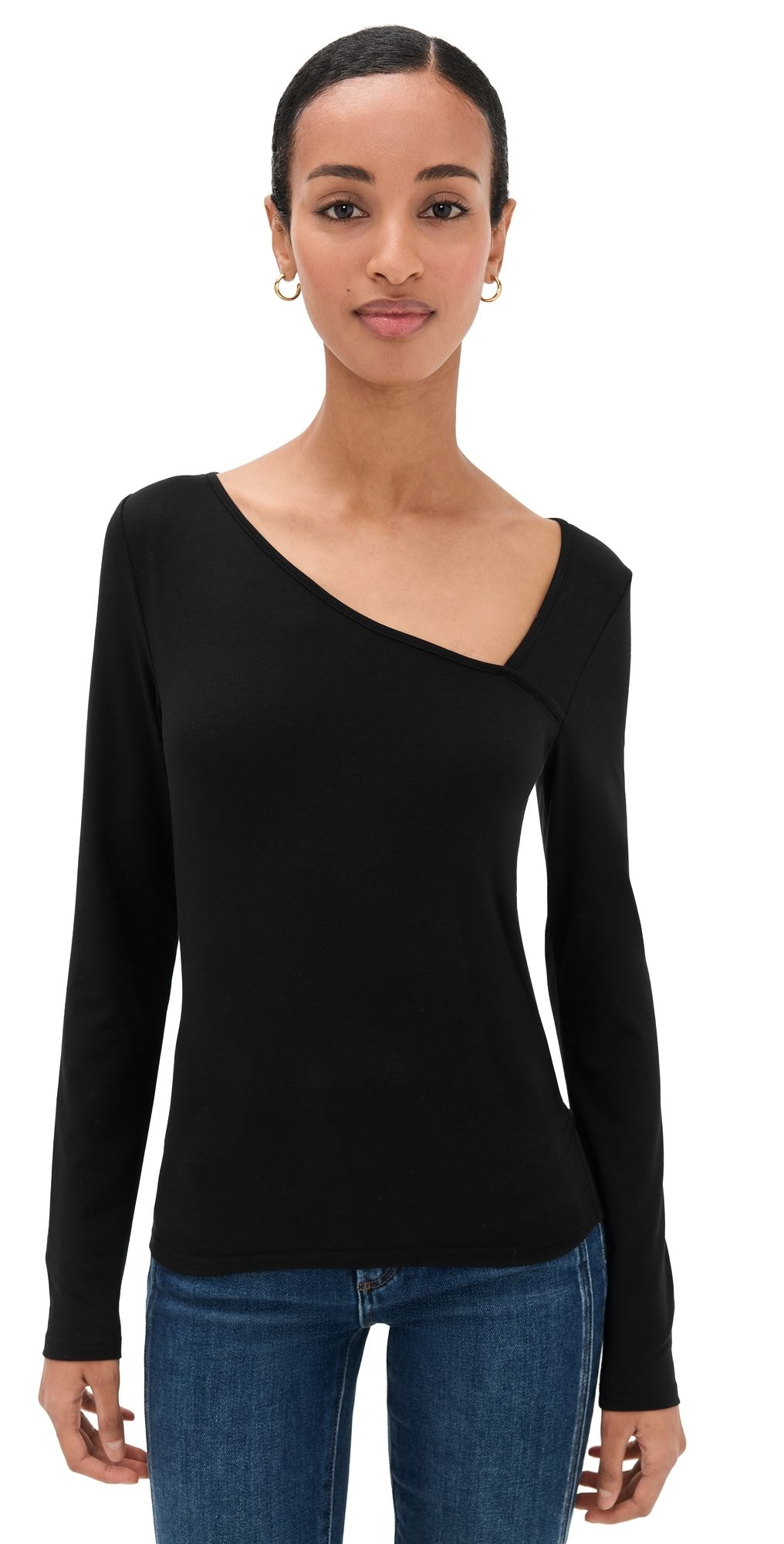 PAIGE Leonna Top Black S