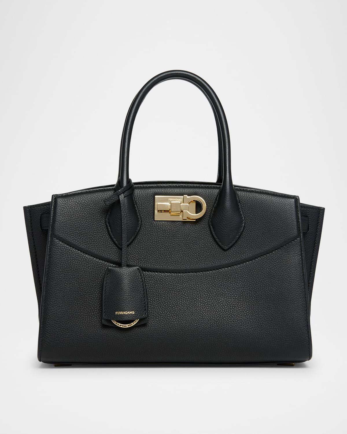 The New Studio Soft Leather Top-Handle Bag