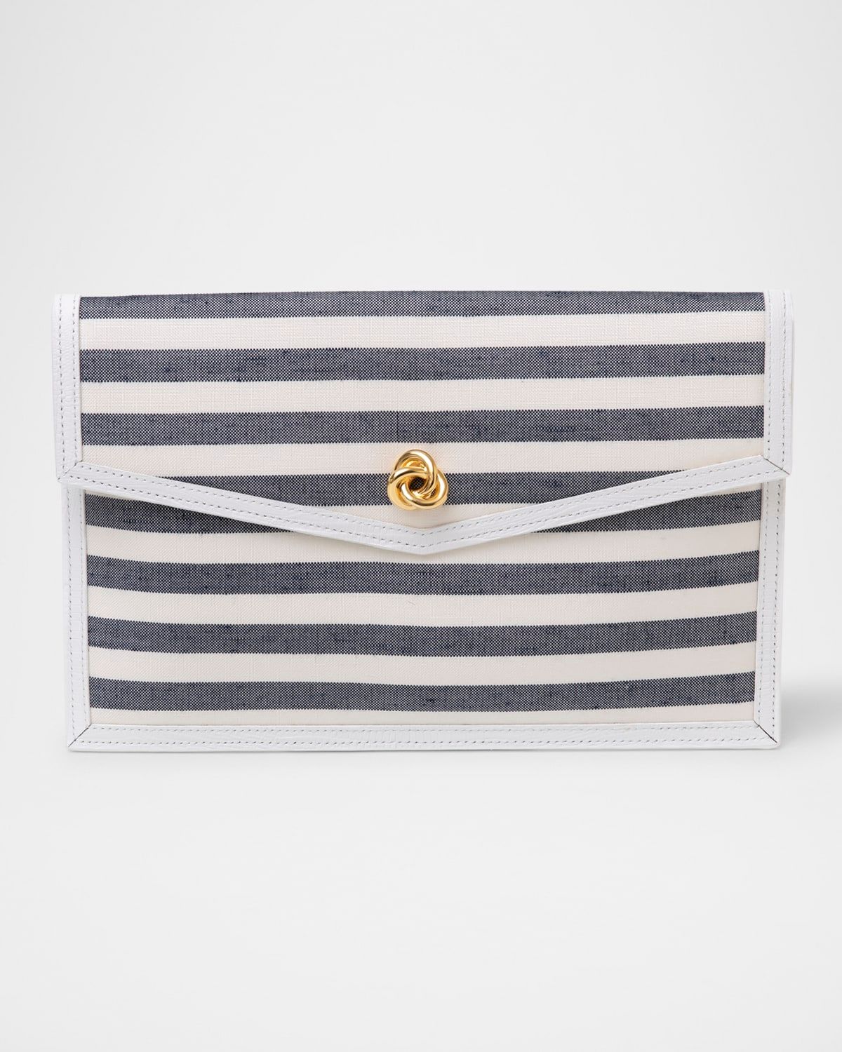 Asbury Tie-Front Cotton Button-Front Top