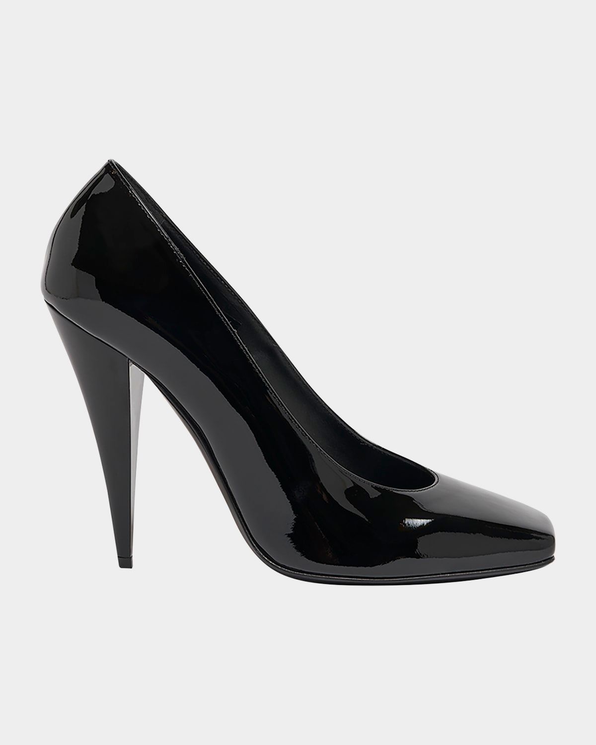 Squared Patent Leather Pumps