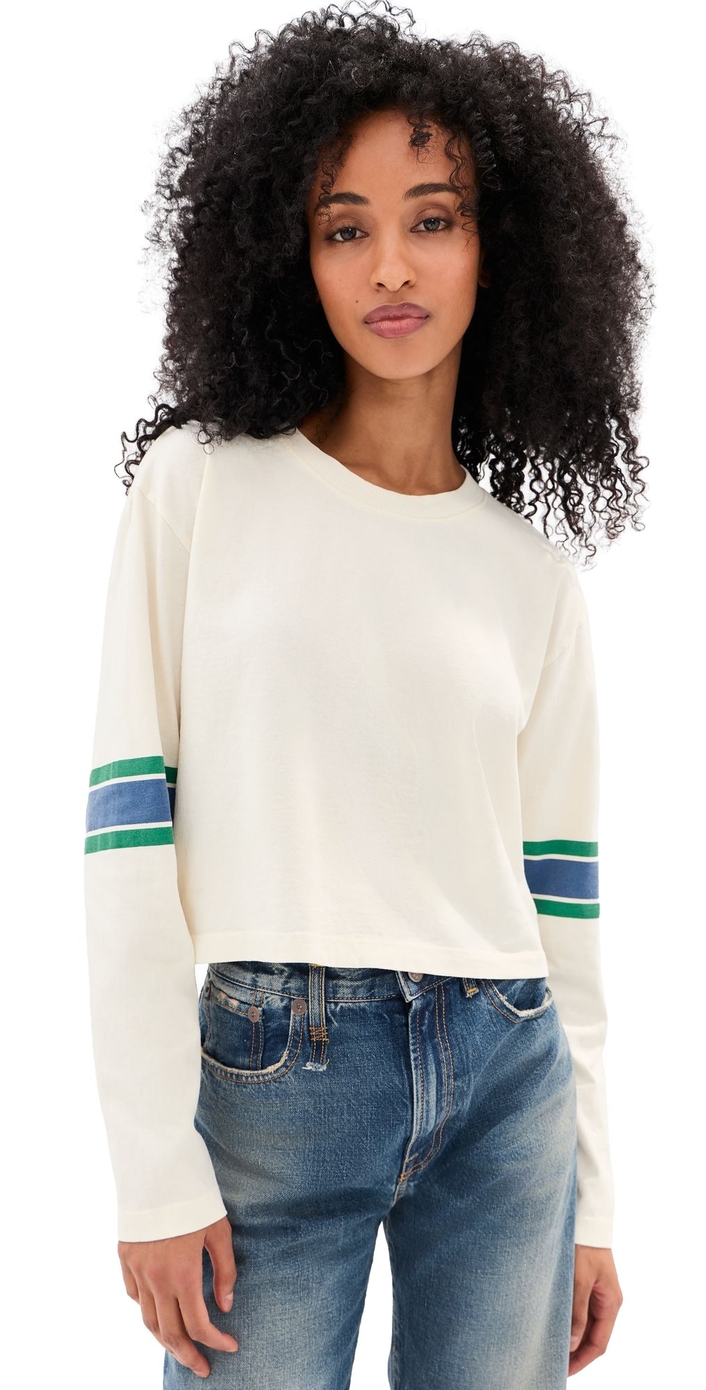 State & Lake Long Sleeve Baller Tee Navy M