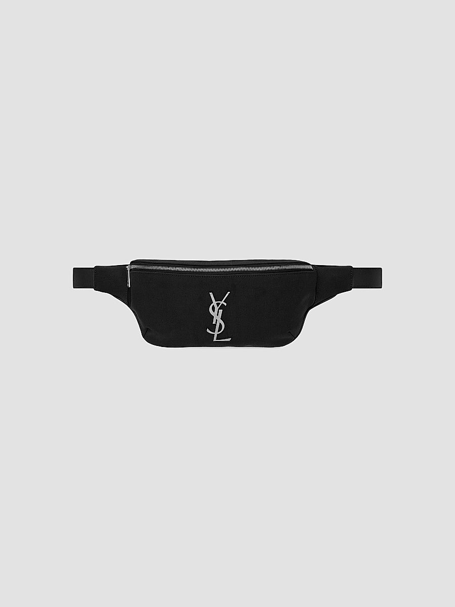 Saint Laurent Men's Nylon Belt Bag - Nero