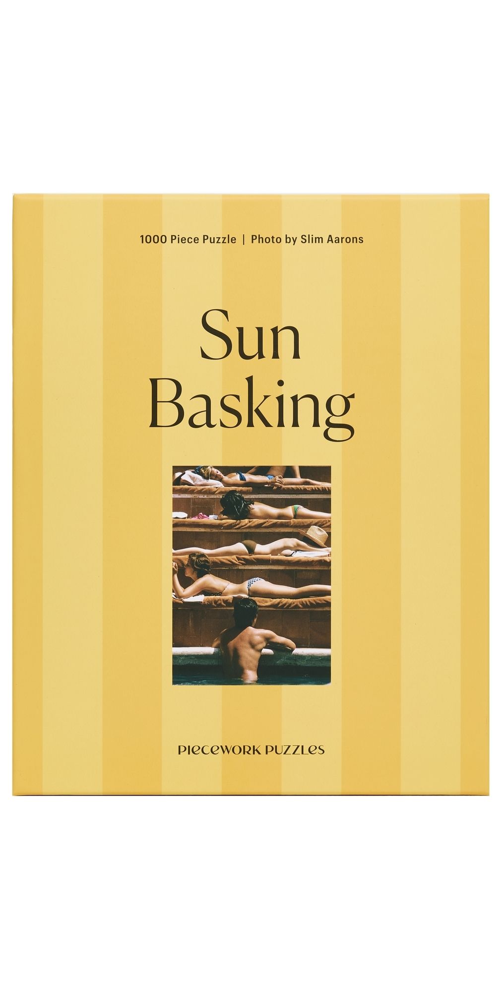 Piecework Puzzles Sun Basking Puzzle Striped Yellow One Size