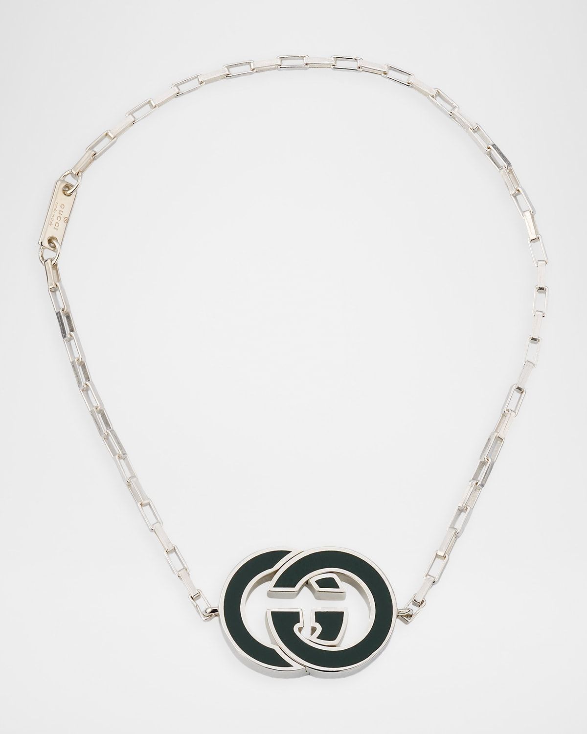 Men & apos;s Interlocking G Pendant Bracelet