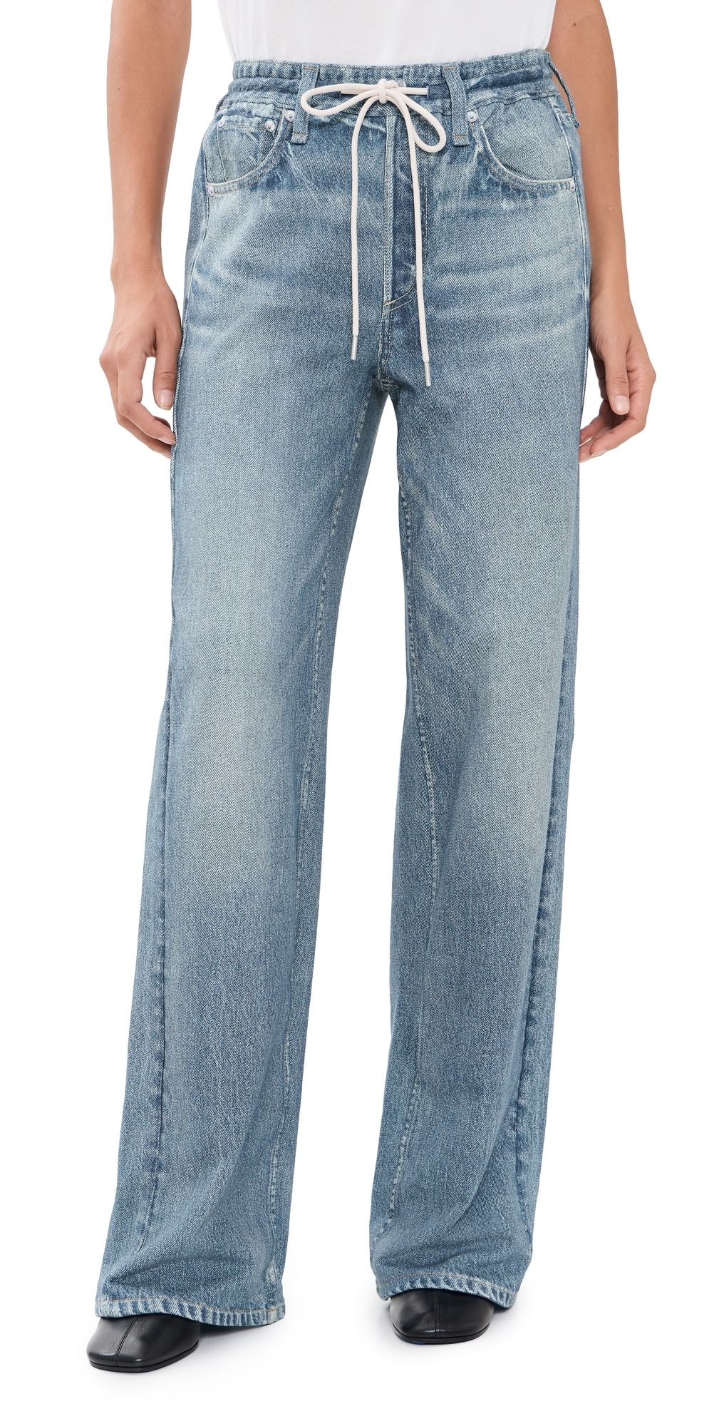 rag & bone Miramar Terry Drawcord Pants Ellis M