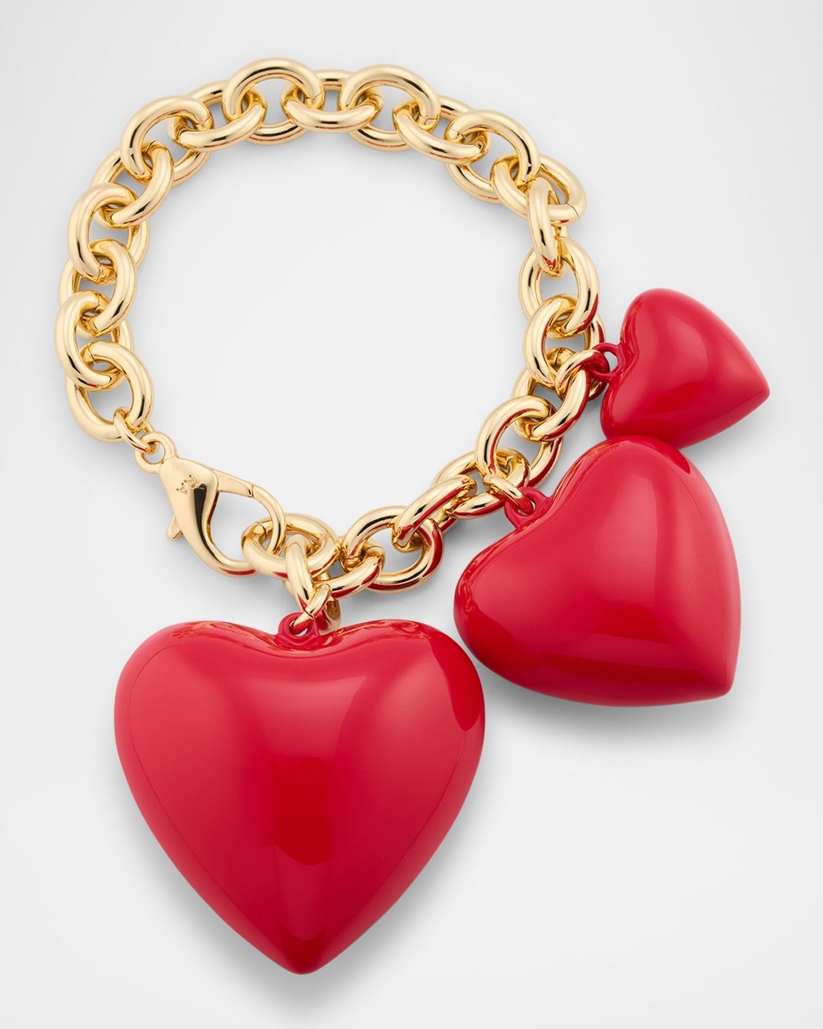 The Happy Heart Bag Charm, Cherry Red