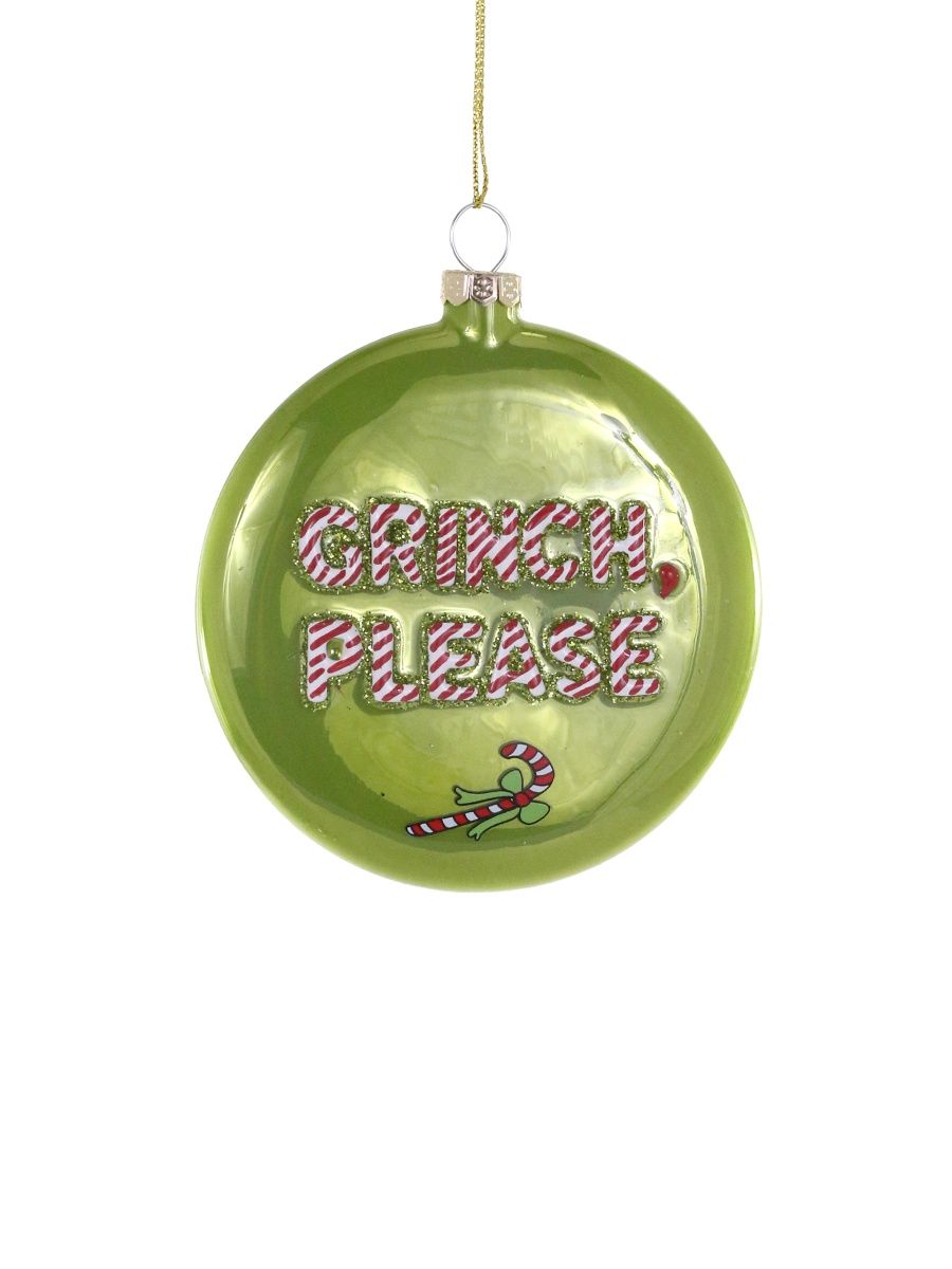 Cody Foster & Co Grinch Please Ornament - Multi