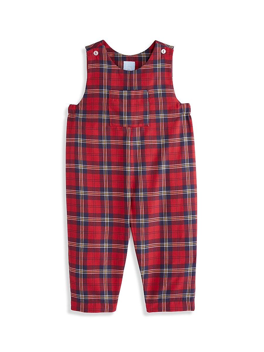 Baby Boy's Plaid Print Overalls - Riley Tartan - Size 18 Months