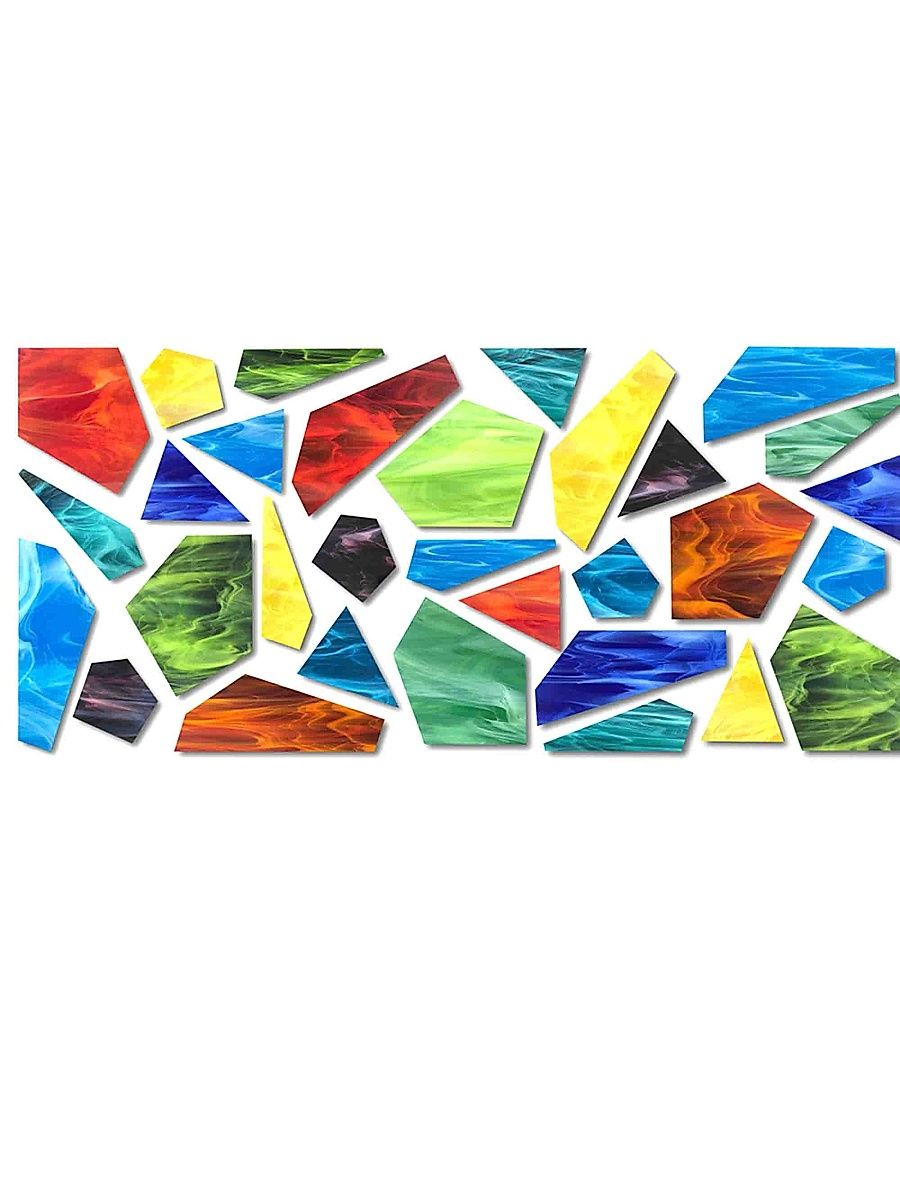 Fragments Glass Wall Sculpture