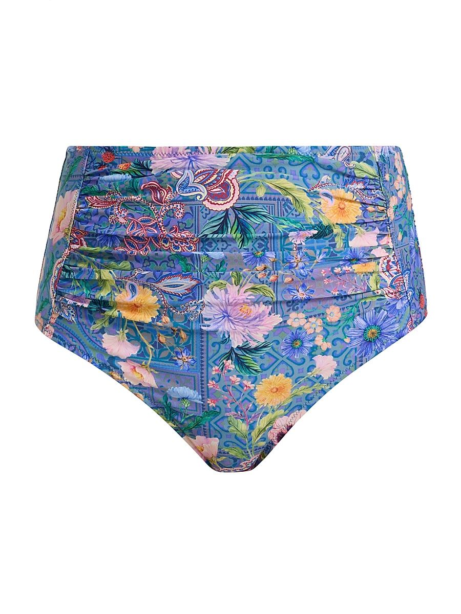 Women's Lilliana High-Waisted Ruched Bikini Bottom - Lilliana - Size XL